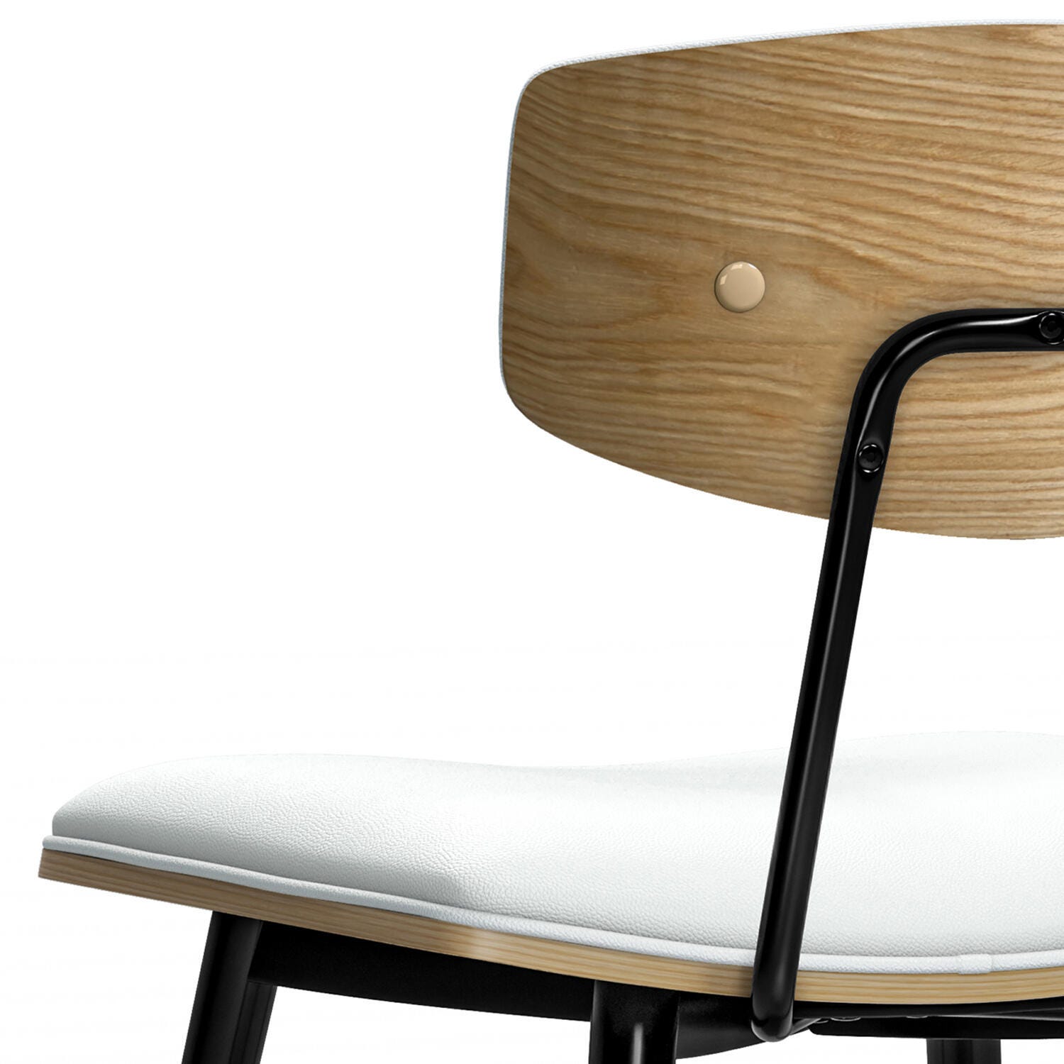 Simpli Home Mavis Dining Chair ( Set of 2 ), White, large