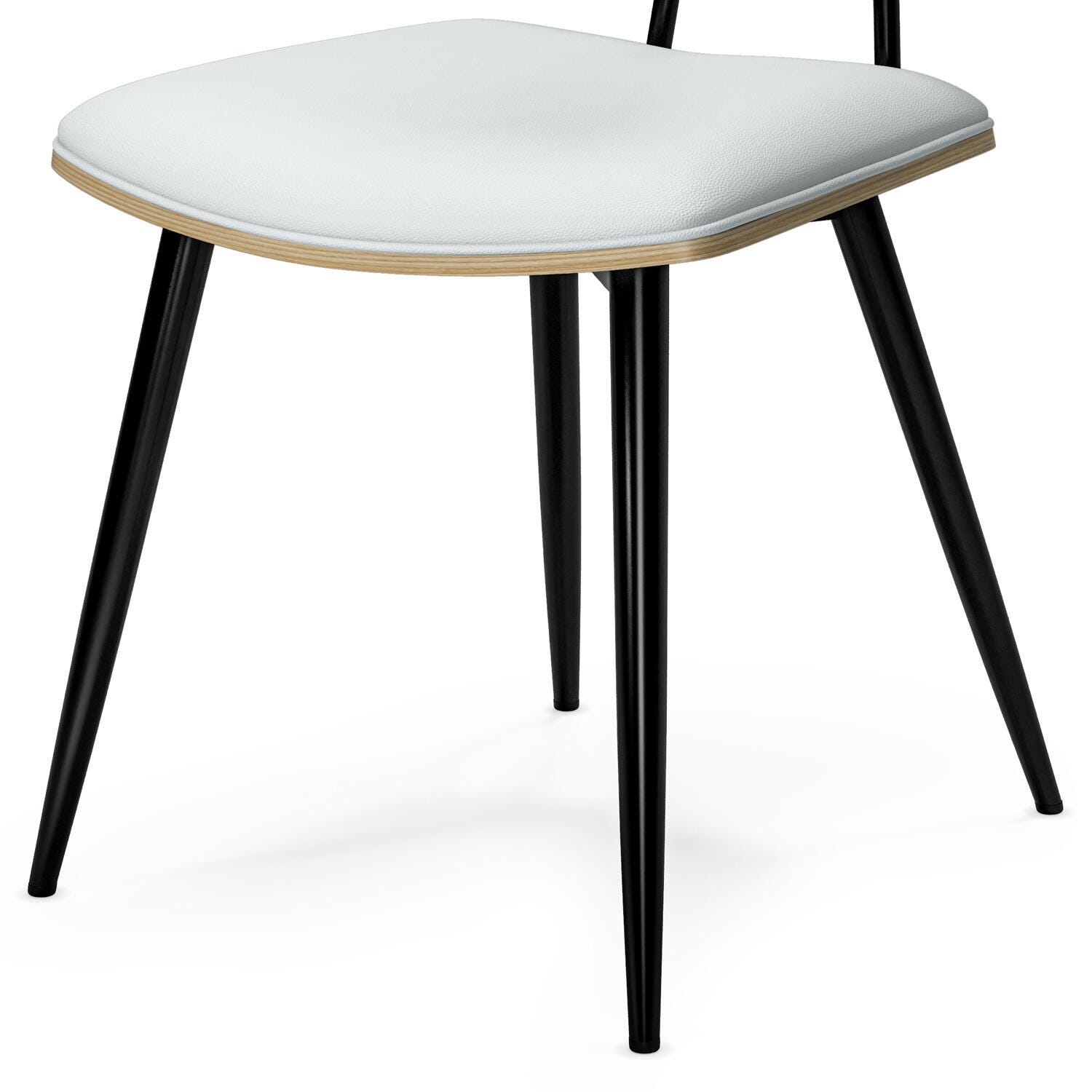 Simpli Home Mavis Dining Chair ( Set of 2 ), White, large