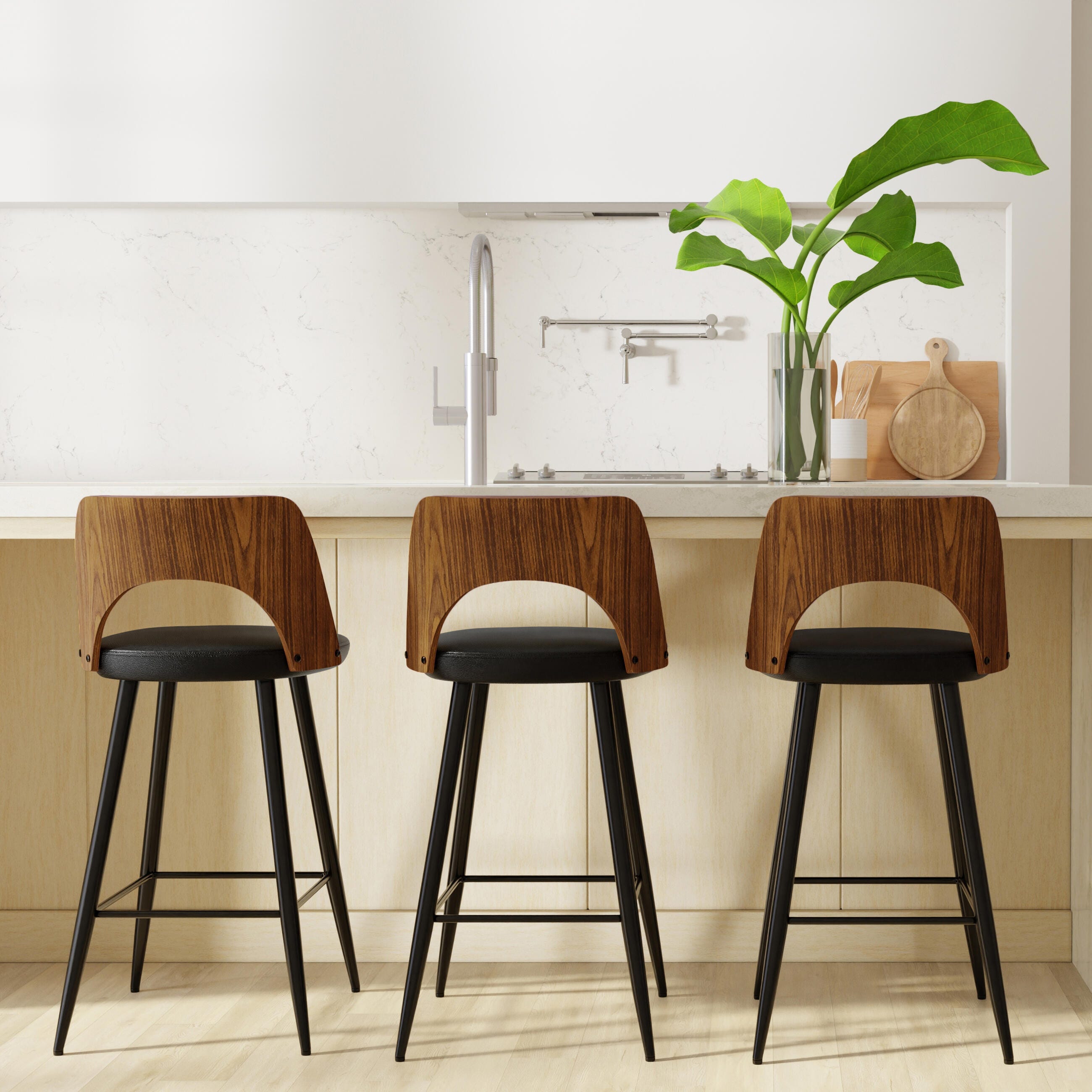 Simpli Home Micah Counter Height Bar Stool (Set of 2), , rollover