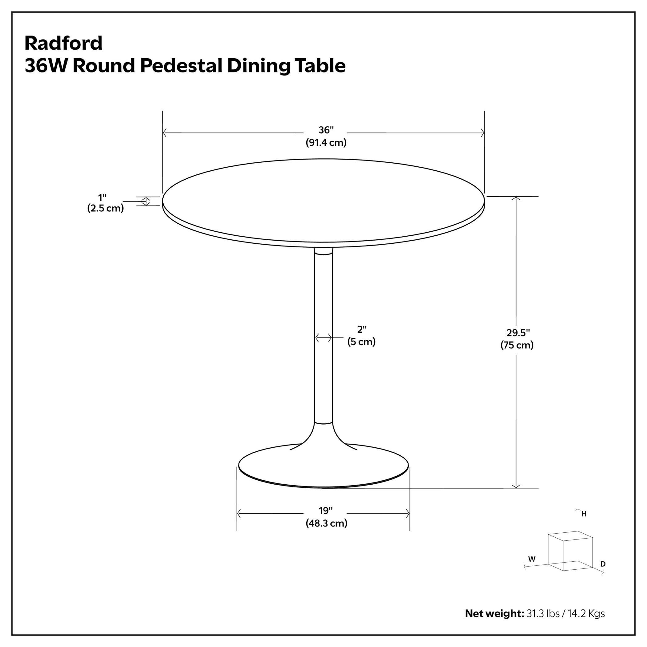 Simpli Home Radford Dining Table, , large