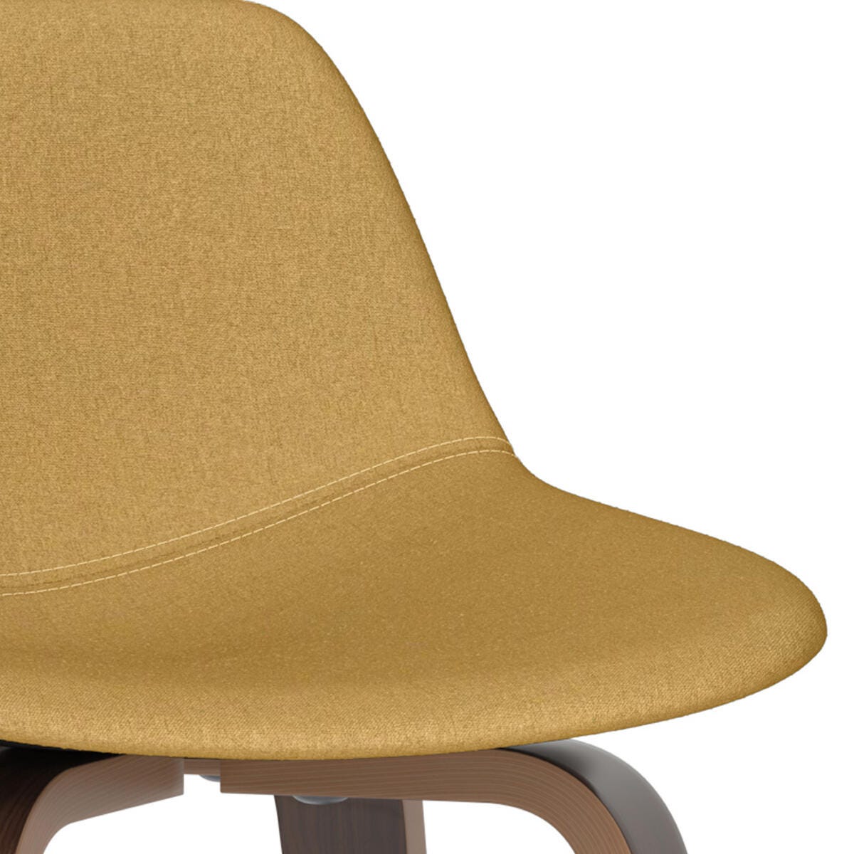 Simpli Home Randolph Counter Height Bar Stool (Set of 2), Dijon Yellow, large