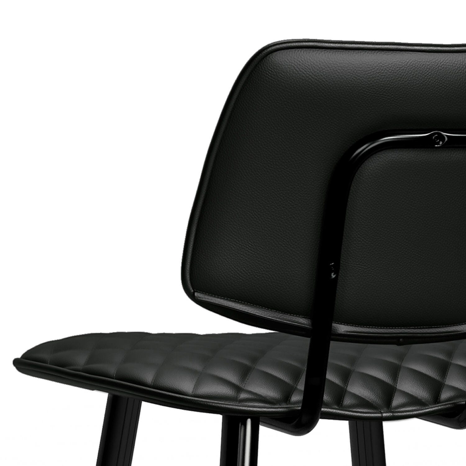Simpli Home Raya Counter Height Bar Stool (Set of 2), Black, large