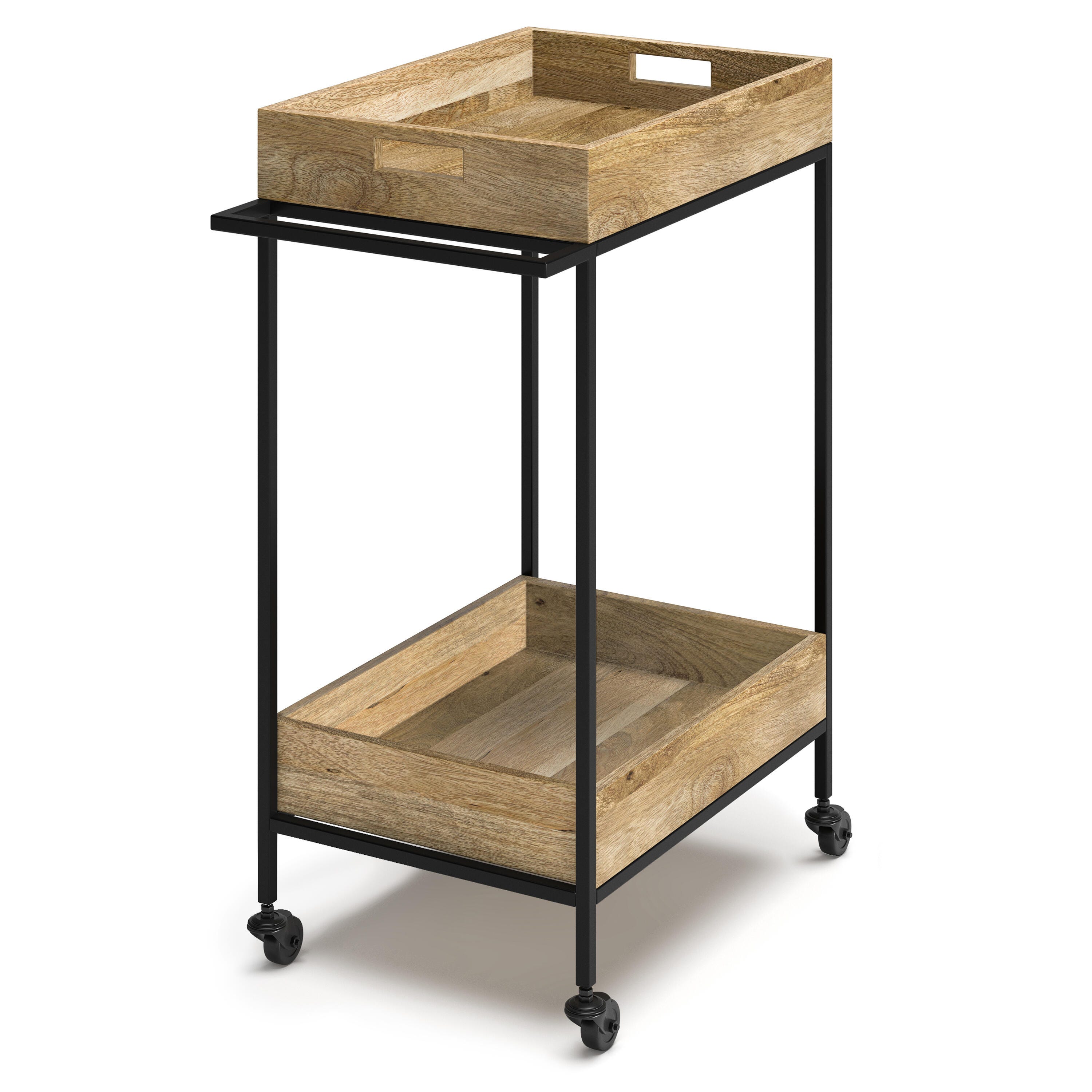 Simpli Home Simons Bar Cart, , large