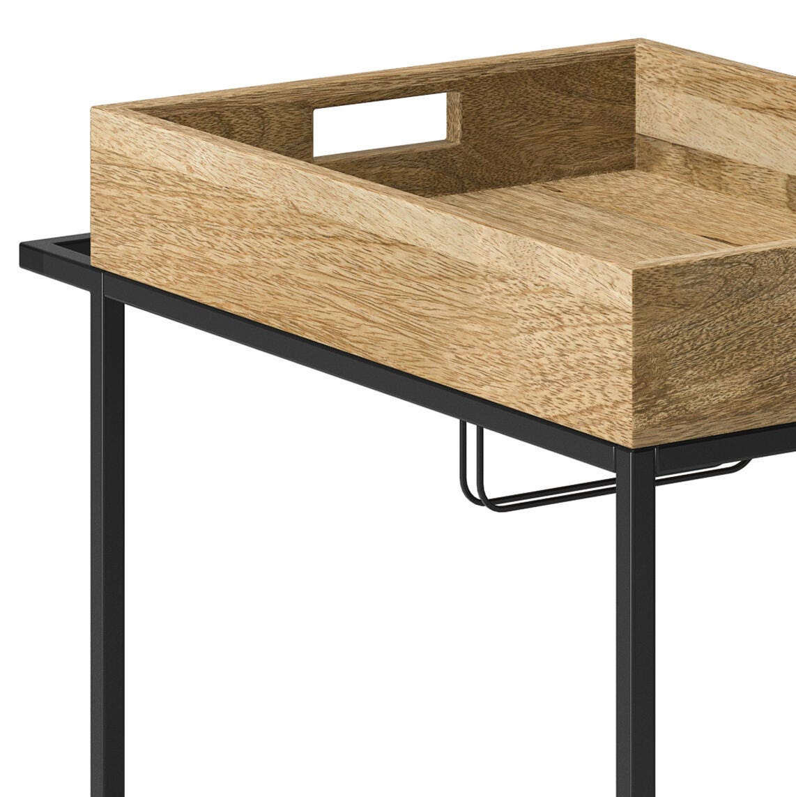 Simpli Home Simons Bar Cart, , large