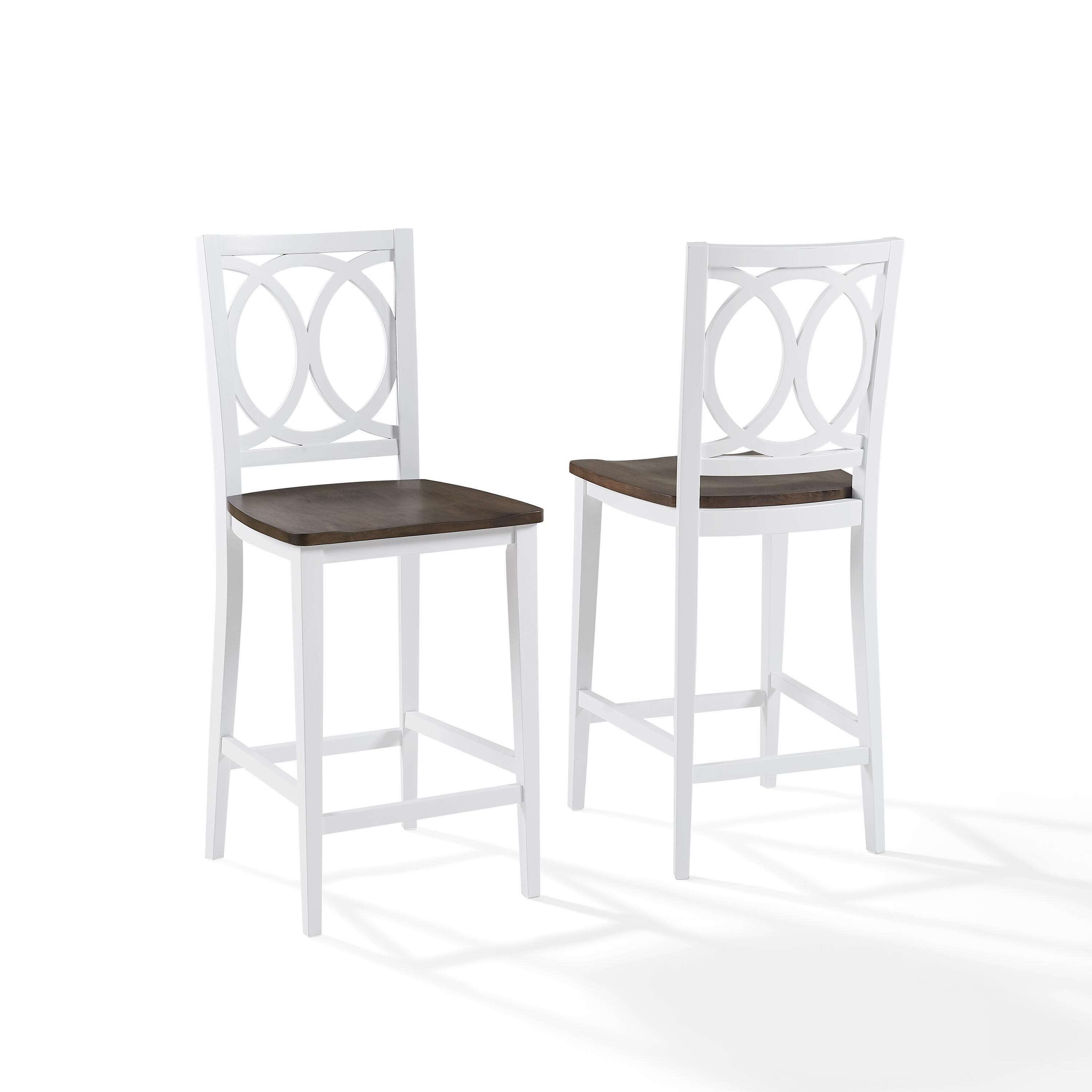 Crosley Furniture Charlotte Counter Height Bar Stool (Set of 2), , large