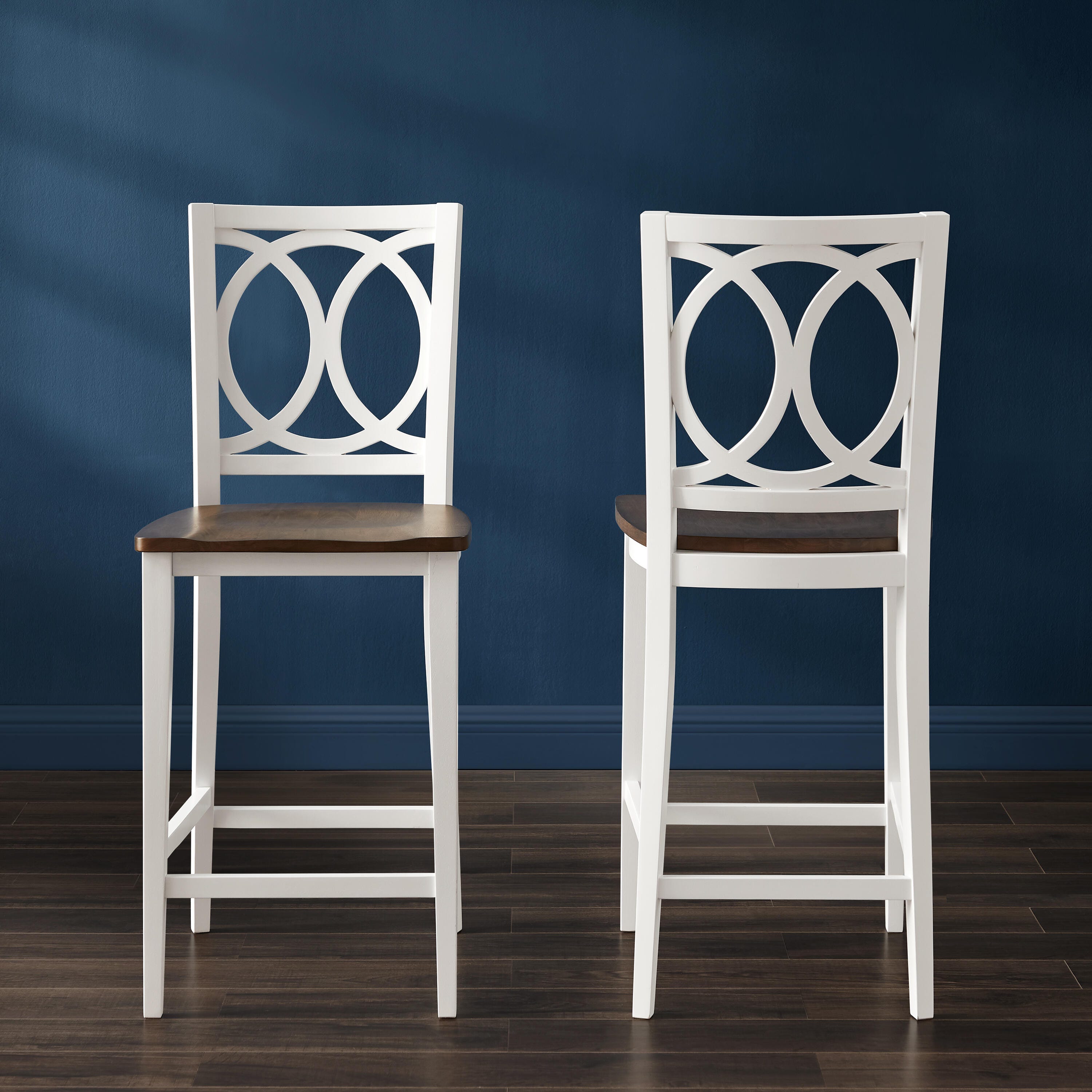 Crosley Furniture Charlotte Counter Height Bar Stool (Set of 2), , large