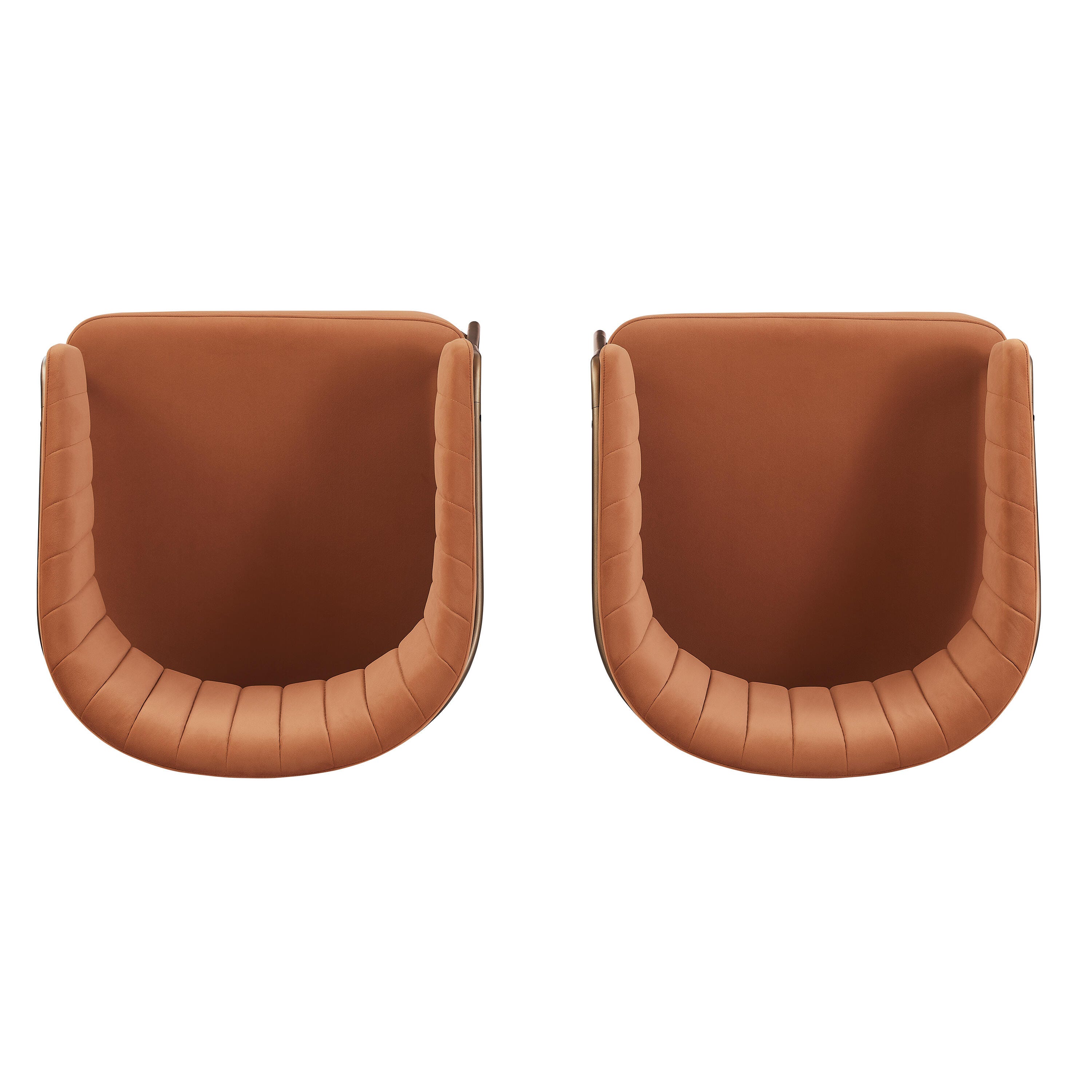 Linon Porter Counter Height Bar Stools (Set of 2), Caramel, large