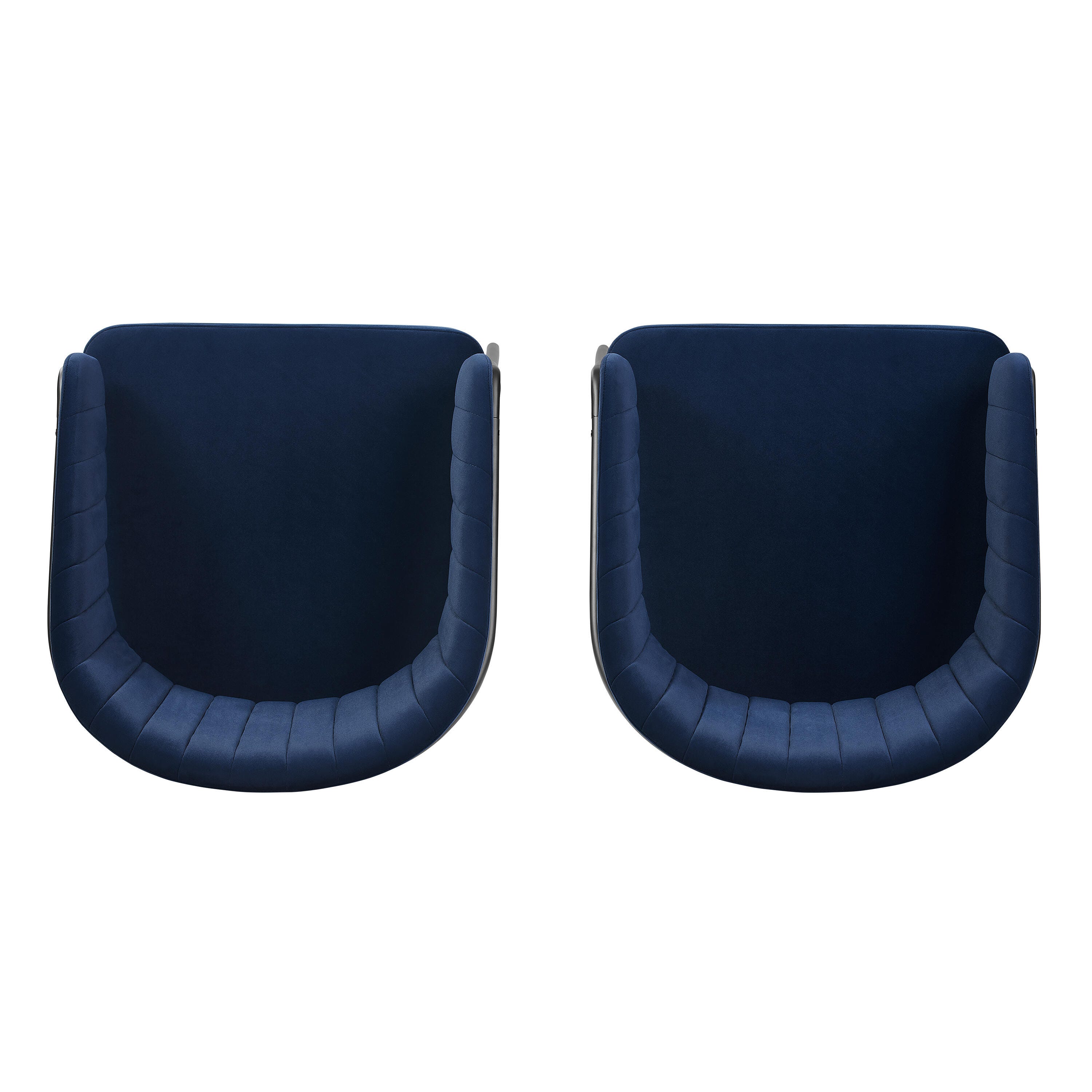 Linon Porter Counter Height Bar Stools (Set of 2), Navy, large