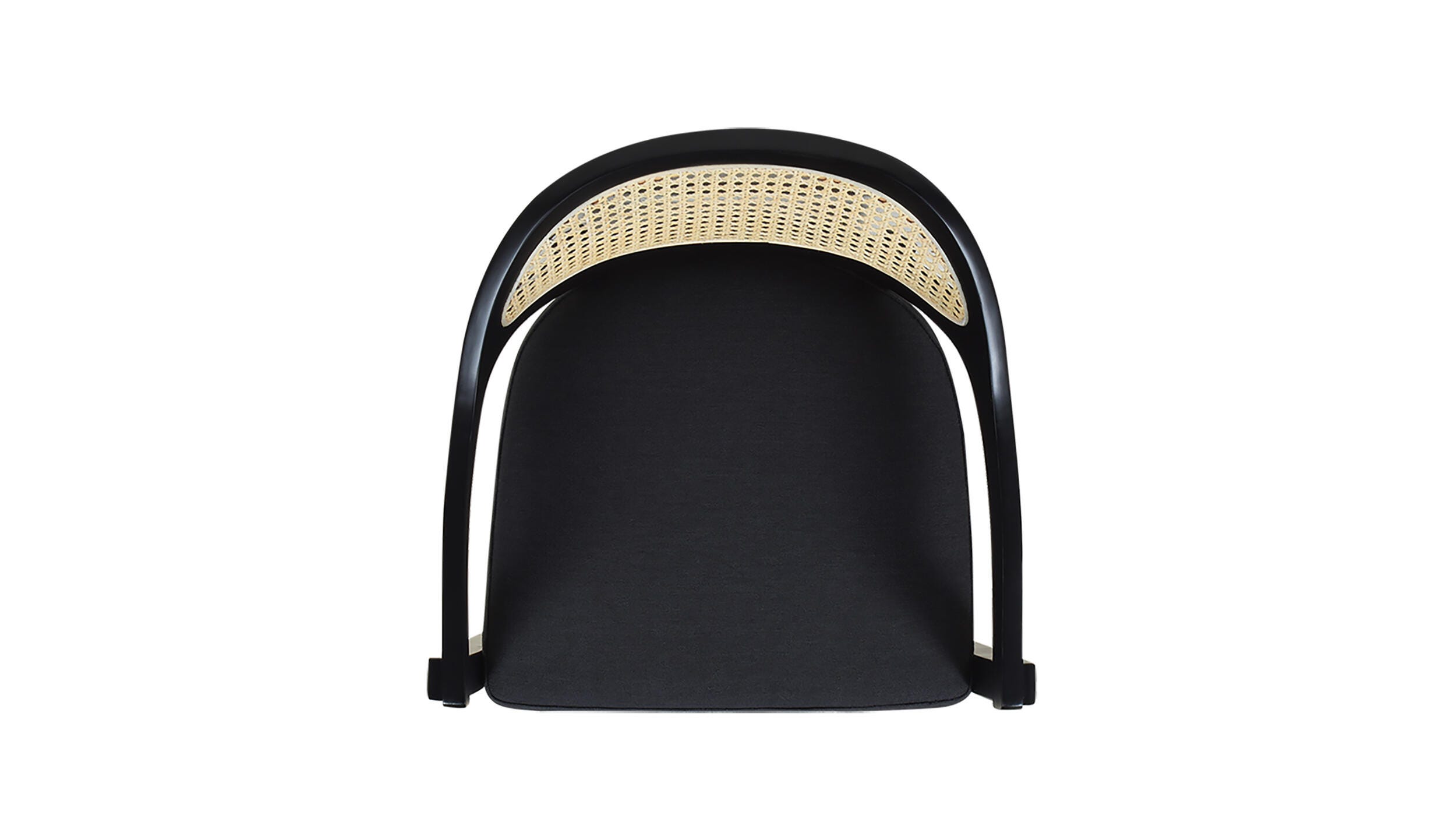 Jennifer Taylor Home Americana Cane Back Counter Height Bar Stool, Jet Black, large