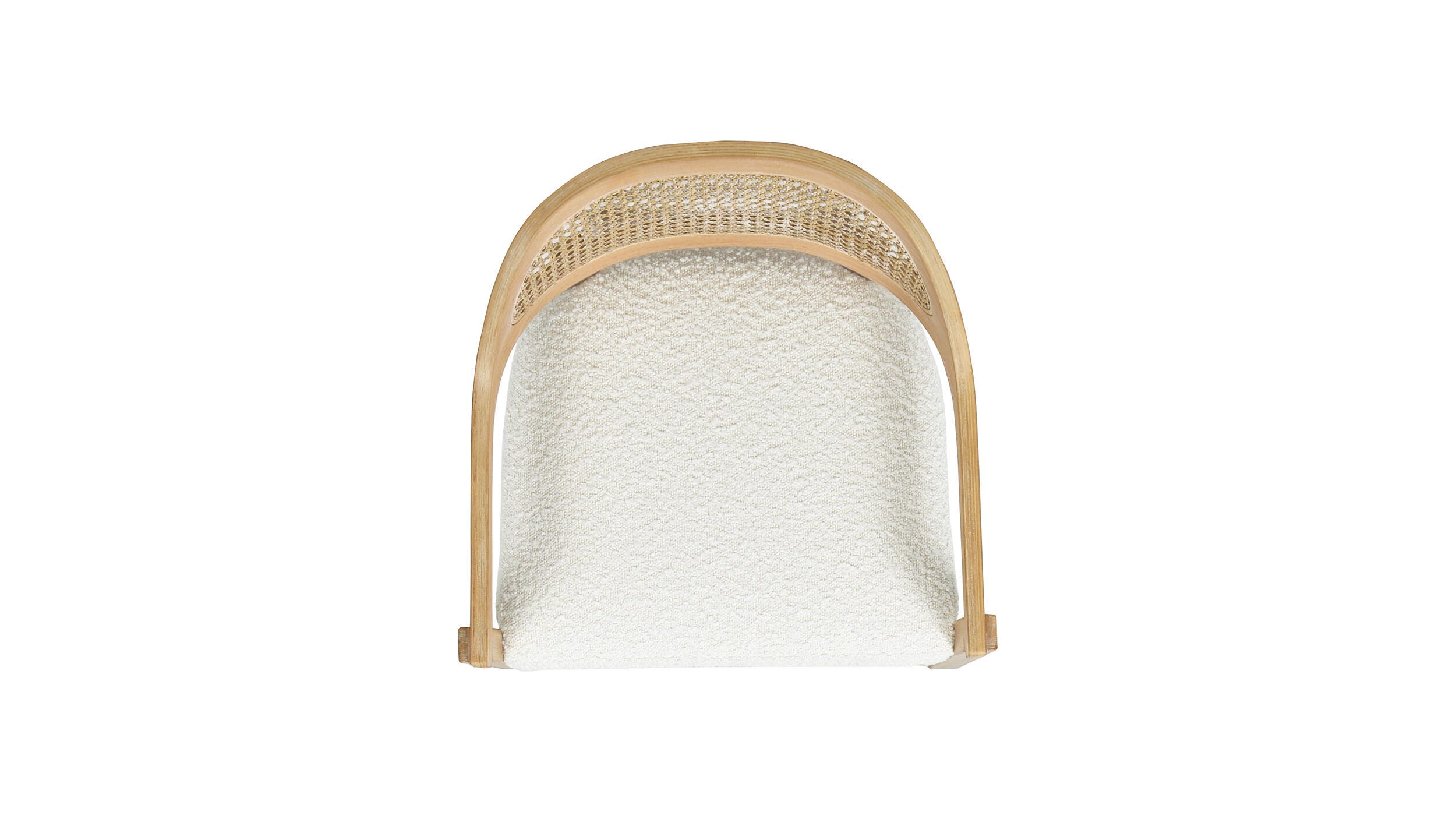 Jennifer Taylor Home Americana Cane Back Counter Height Bar Stool, Ivory White, large