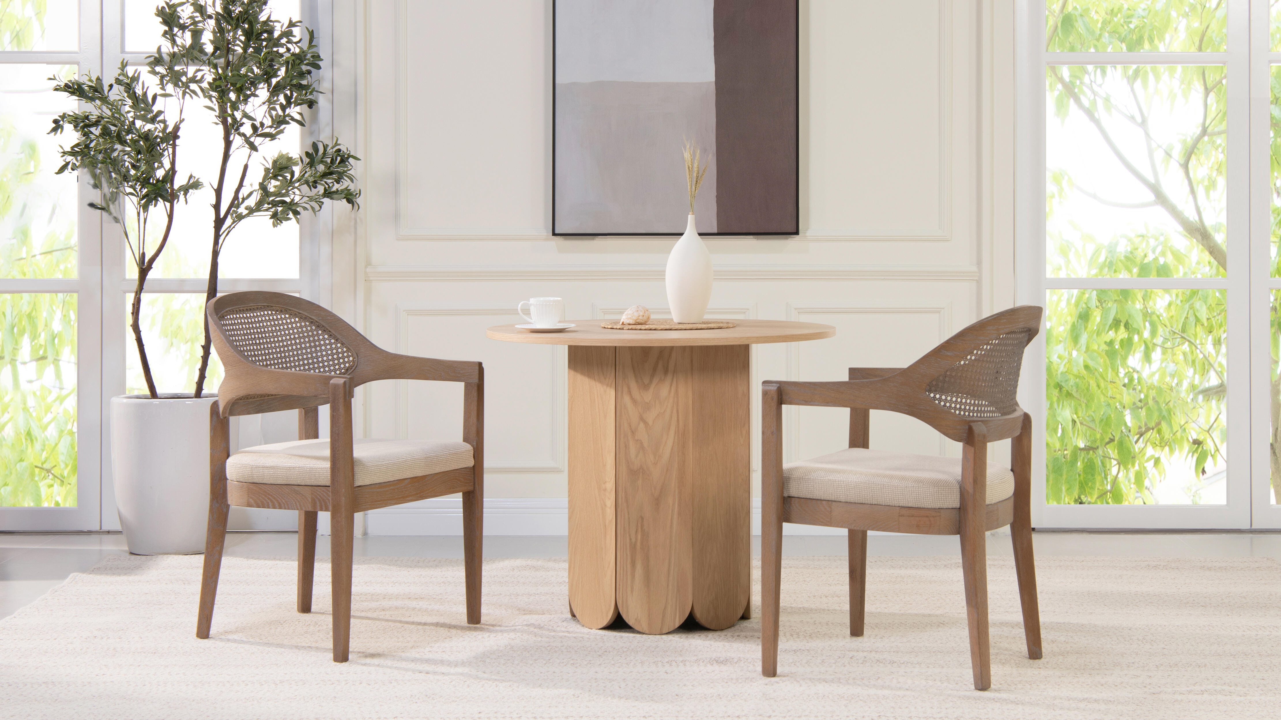 Jennifer Taylor Home Americana Cane Back Dining Chair, , large