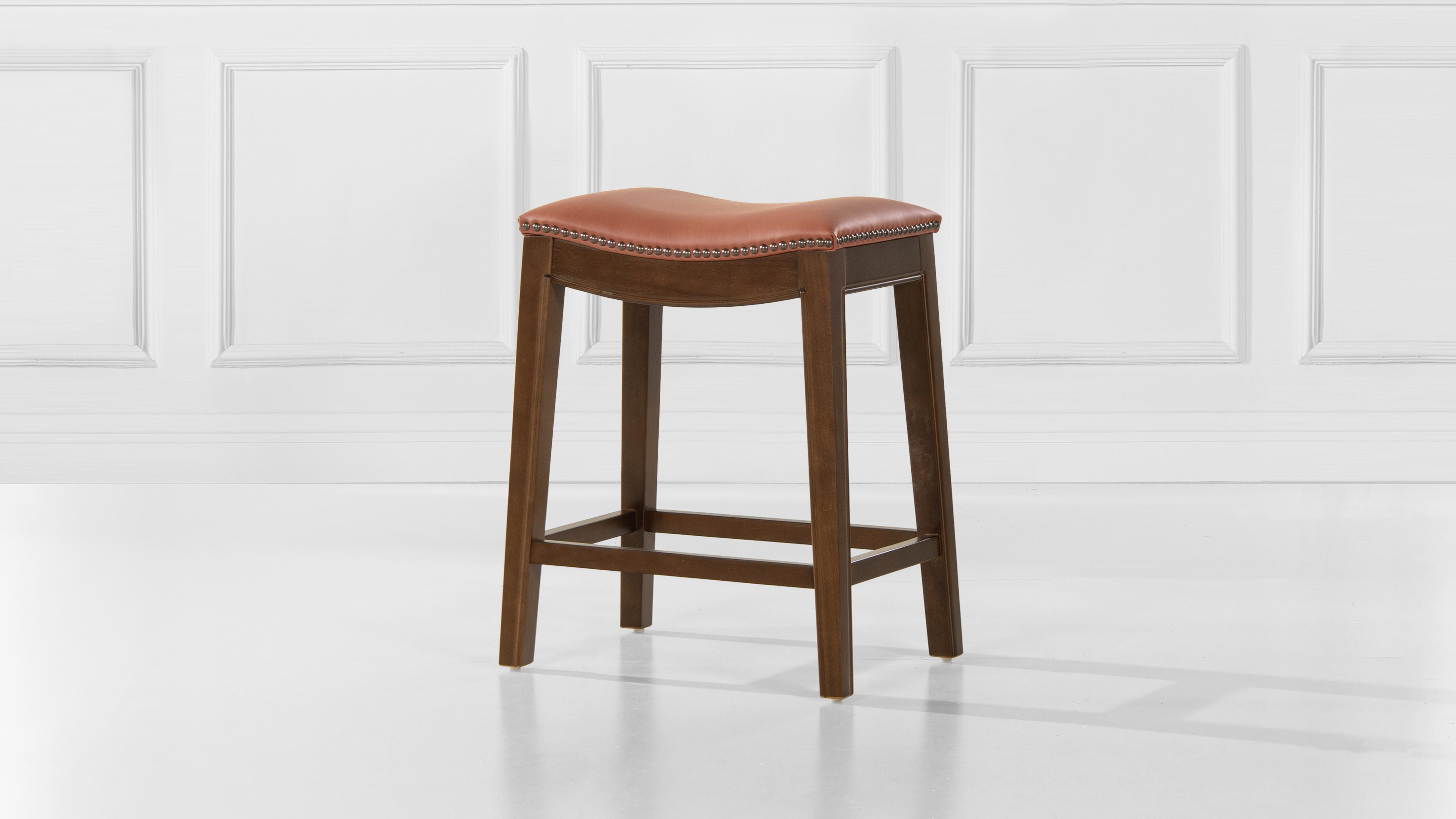 Jennifer Taylor Home Barlow Saddle Counter Height Bar Stool, , large