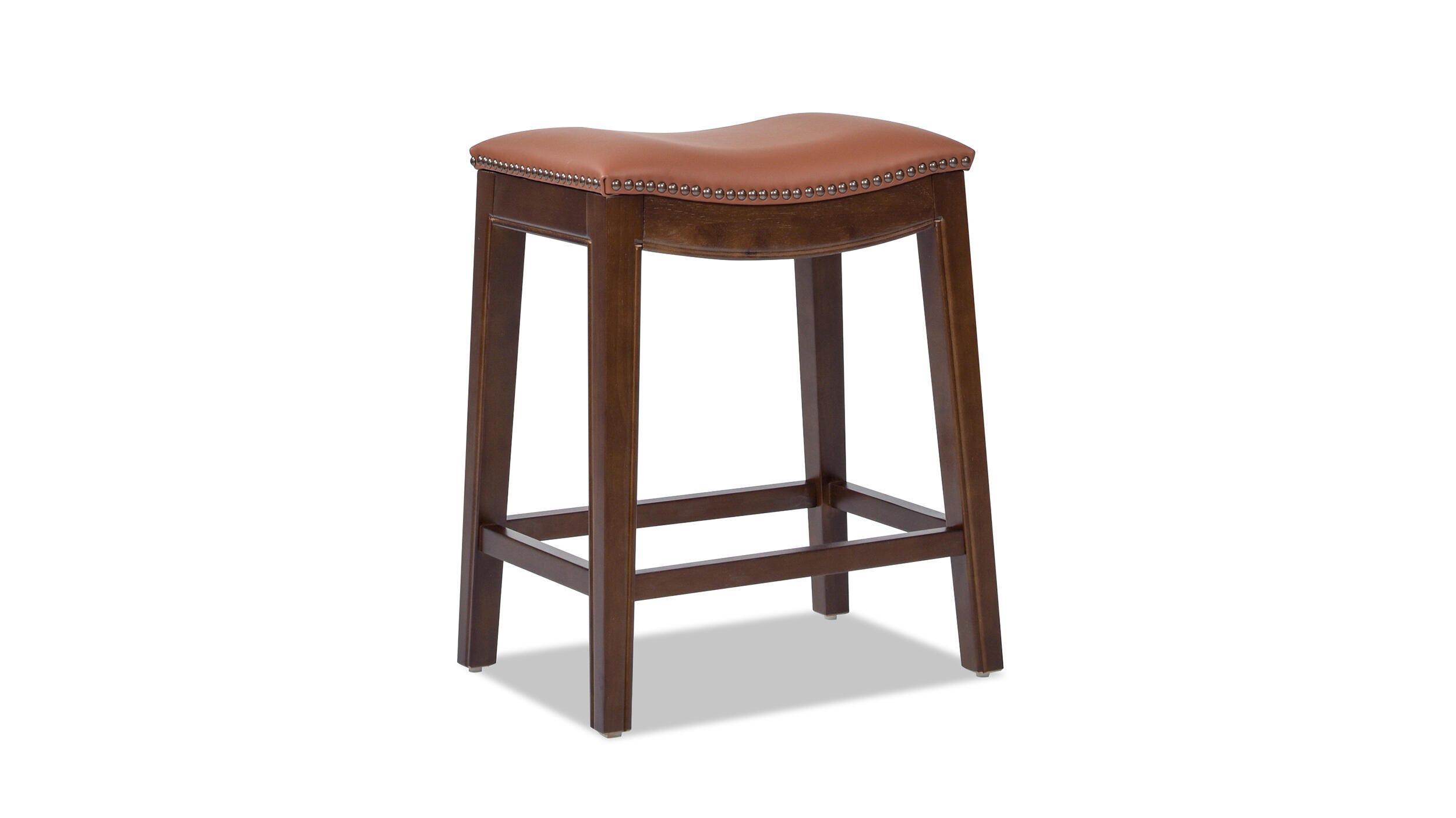 Jennifer Taylor Home Barlow Saddle Counter Height Bar Stool, , large