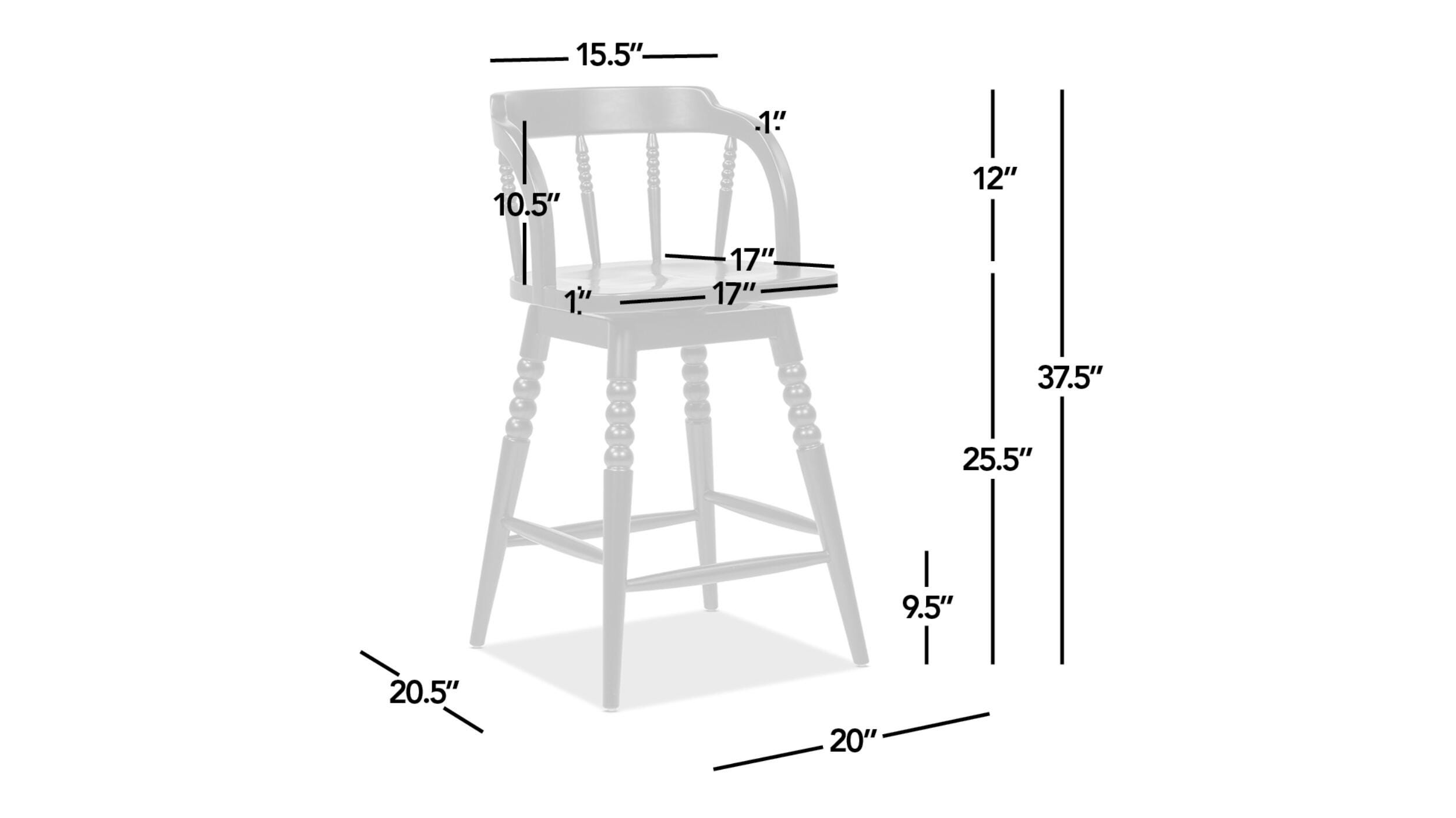 Jennifer Taylor Home Breda Spindle Swivel Counter Height Bar Stool, , large