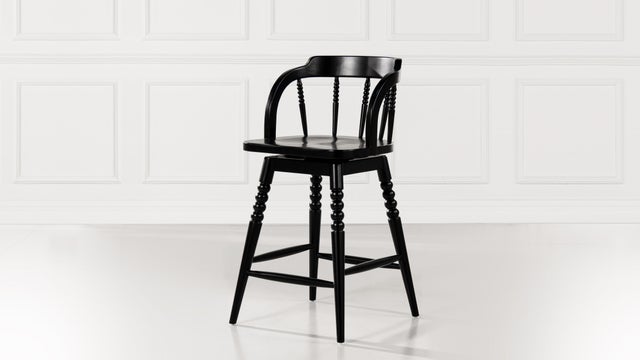 Jennifer Taylor Home Breda Spindle Swivel Counter Height Bar Stool