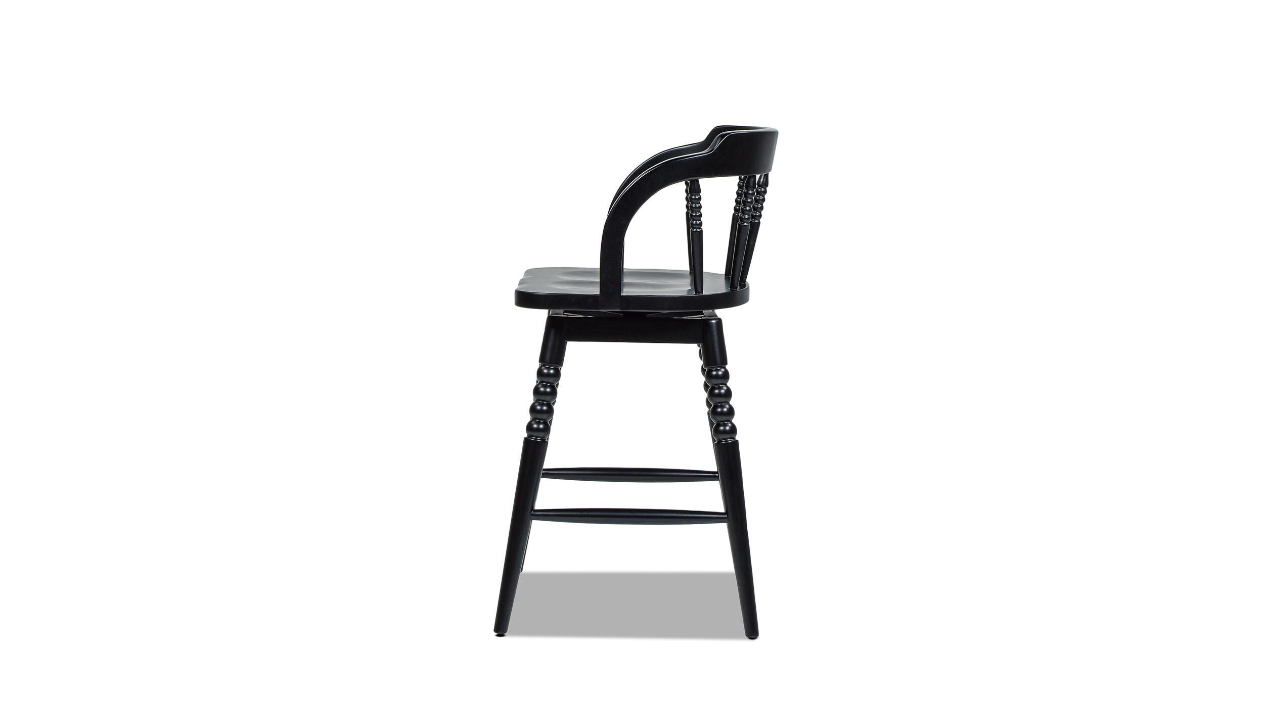 Jennifer Taylor Home Breda Spindle Swivel Counter Height Bar Stool, , large
