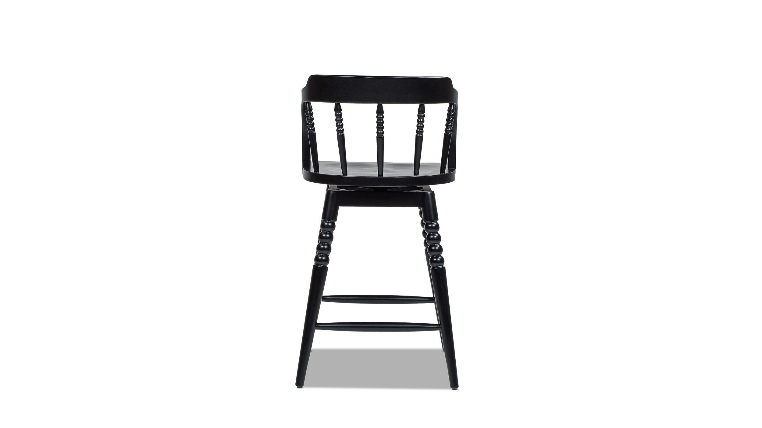 Jennifer Taylor Home Breda Spindle Swivel Counter Height Bar Stool, , large