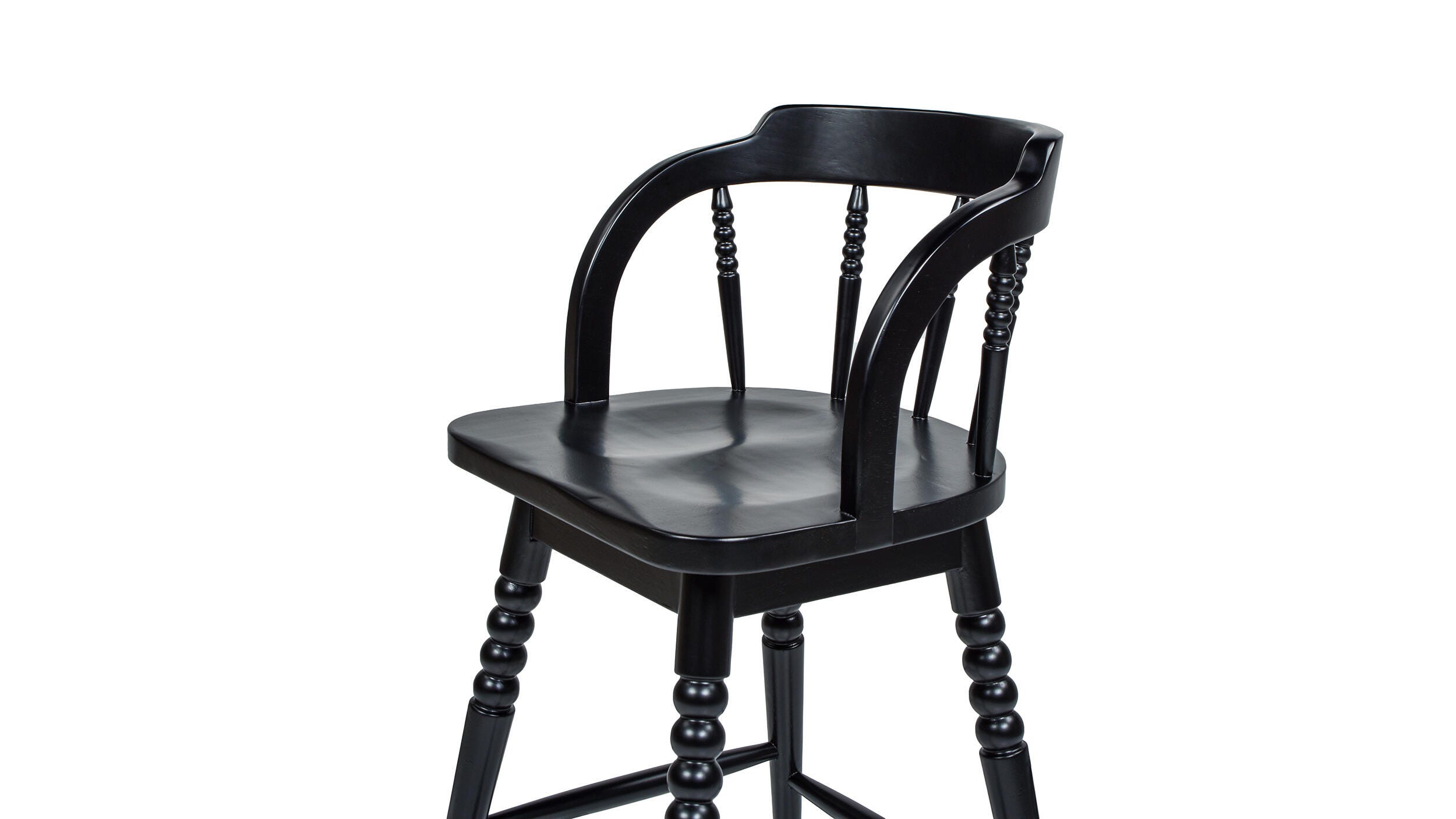 Jennifer Taylor Home Breda Spindle Swivel Counter Height Bar Stool, , large