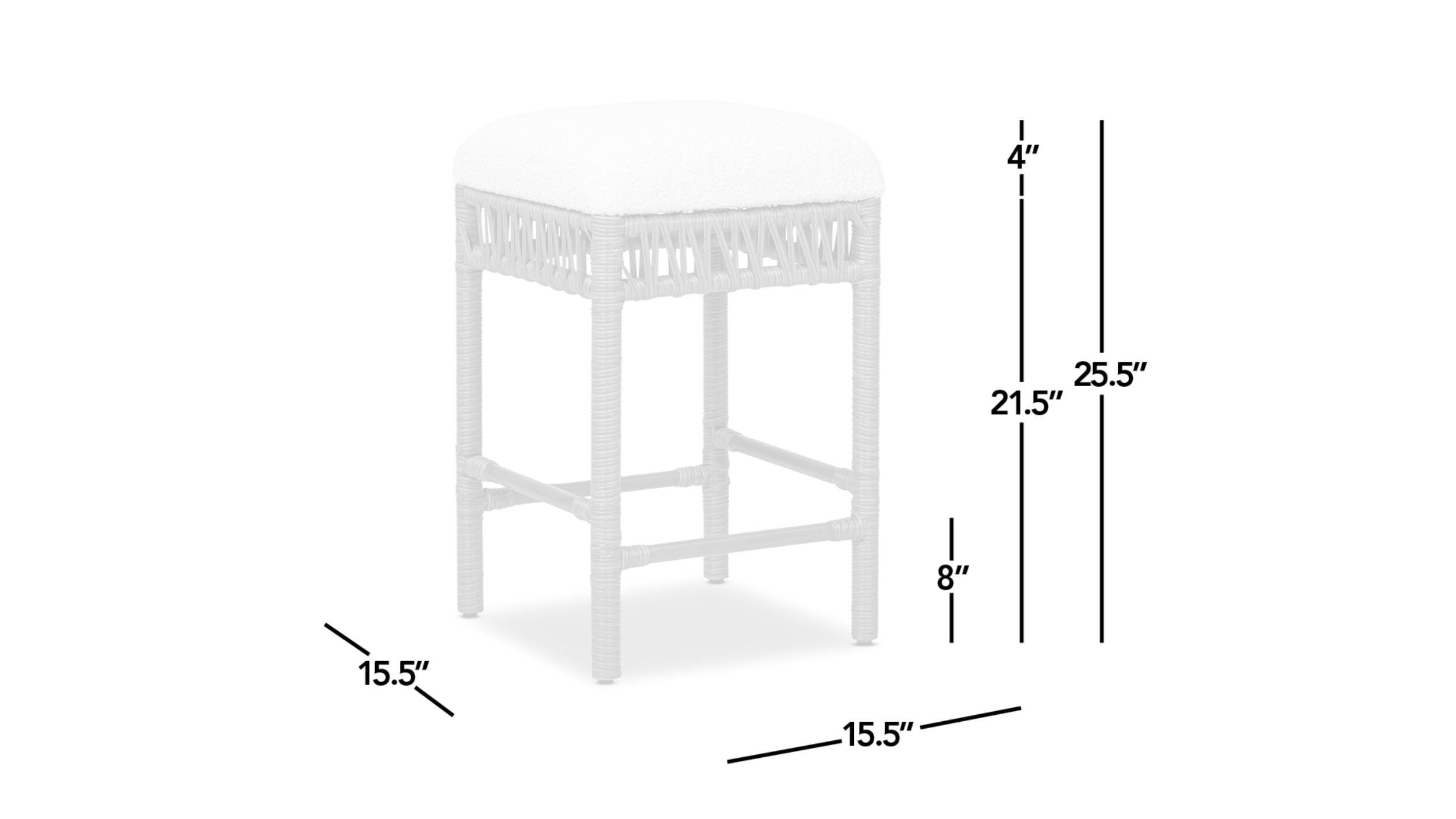Jennifer Taylor Home Lucia Upholstered Counter Height Bar Stool, , large