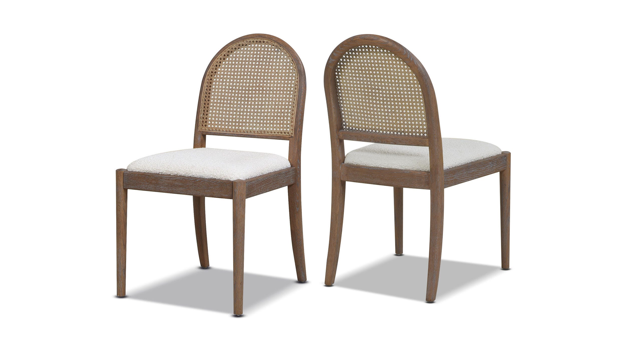 Jennifer Taylor Home Panama Side Dining Chair (Set of 2), Ivory White, large