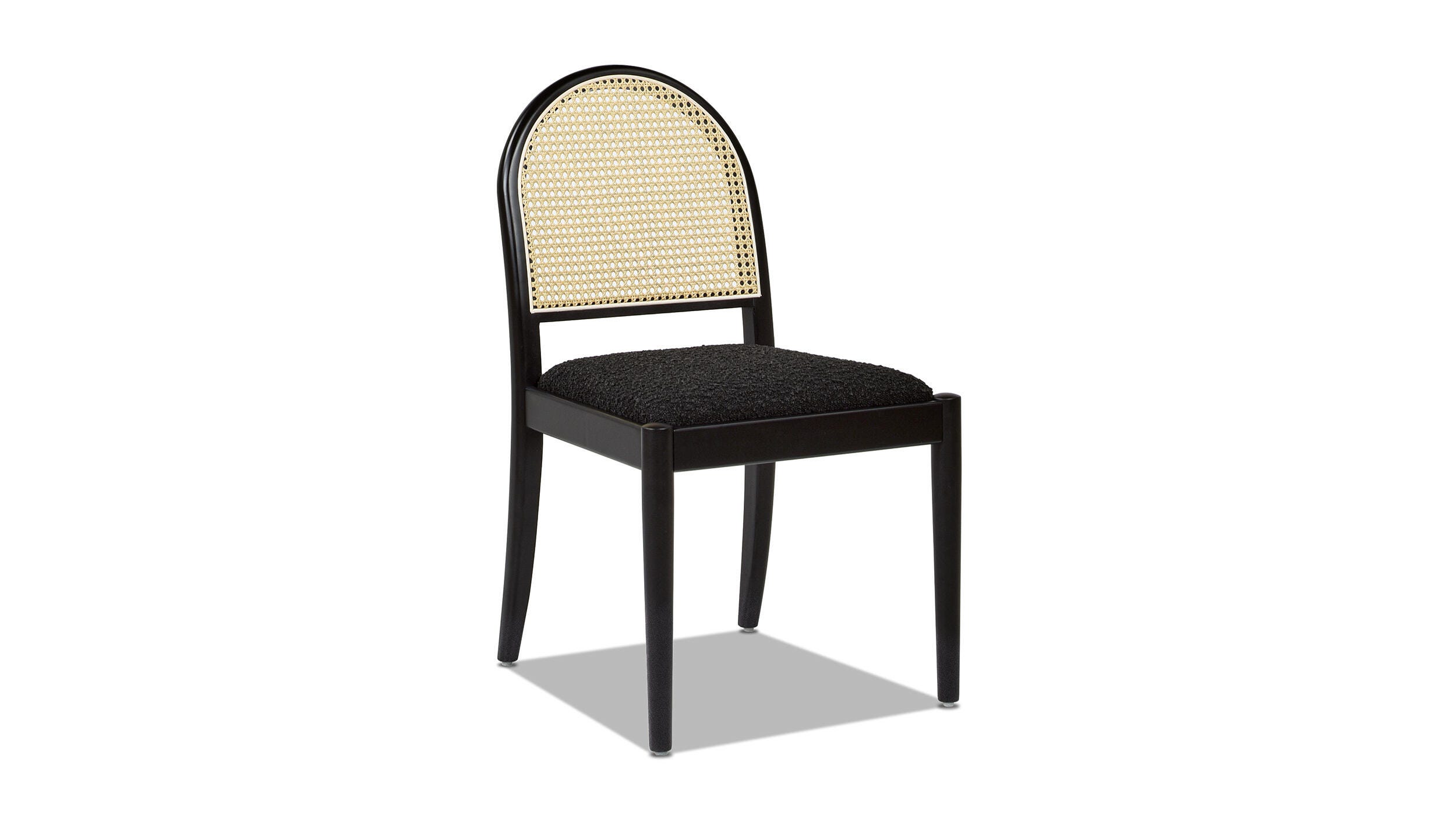 Jennifer Taylor Home Panama Side Dining Chair (Set of 2), Ebony Black, large