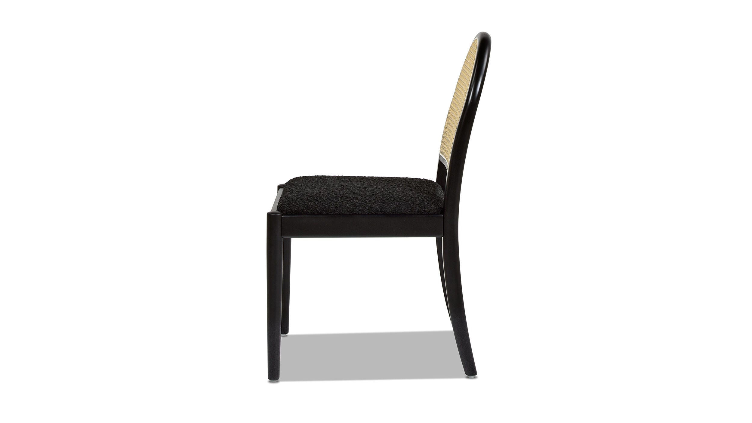 Jennifer Taylor Home Panama Side Dining Chair (Set of 2), Ebony Black, large