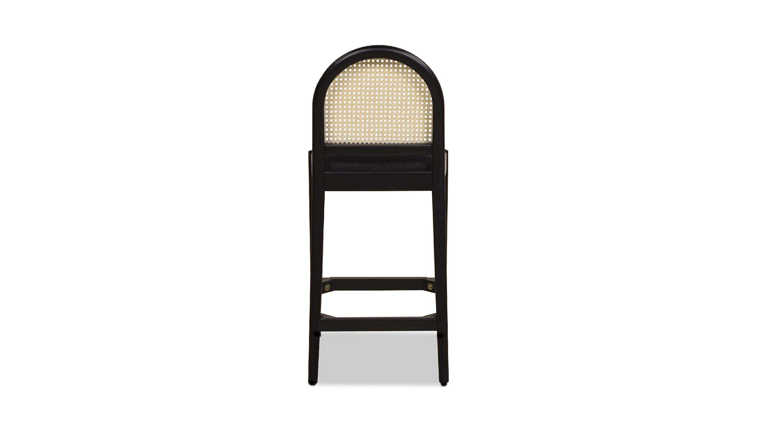 Jennifer Taylor Home Panama Counter Height Bar Stool (Set of 2), Ebony Black, large