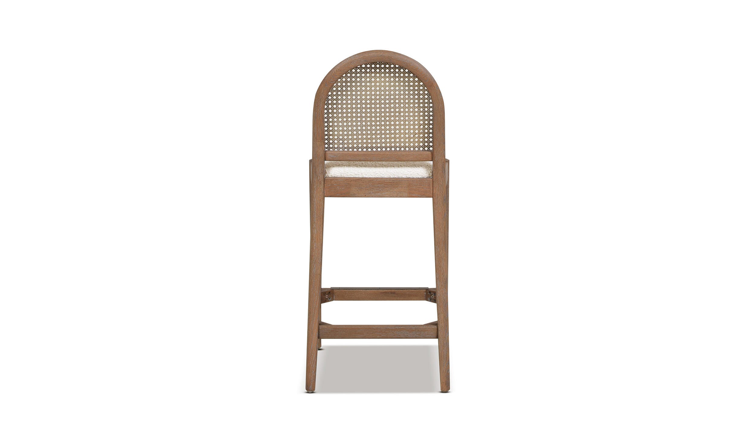 Jennifer Taylor Home Panama Counter Height Bar Stool (Set of 2), Ivory White, large
