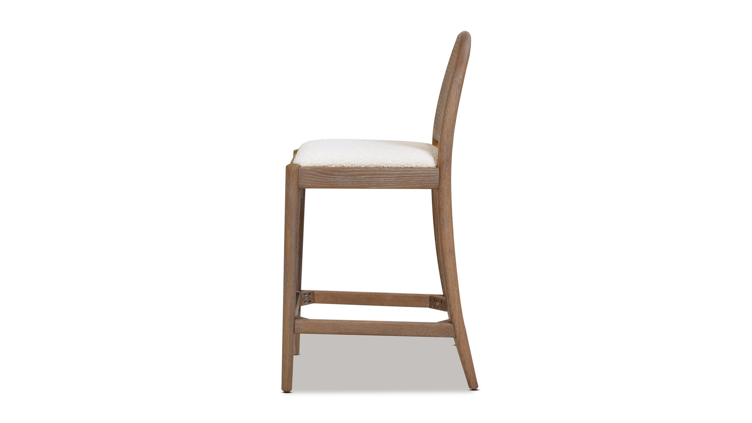 Jennifer Taylor Home Panama Counter Height Bar Stool (Set of 2), Ivory White, large