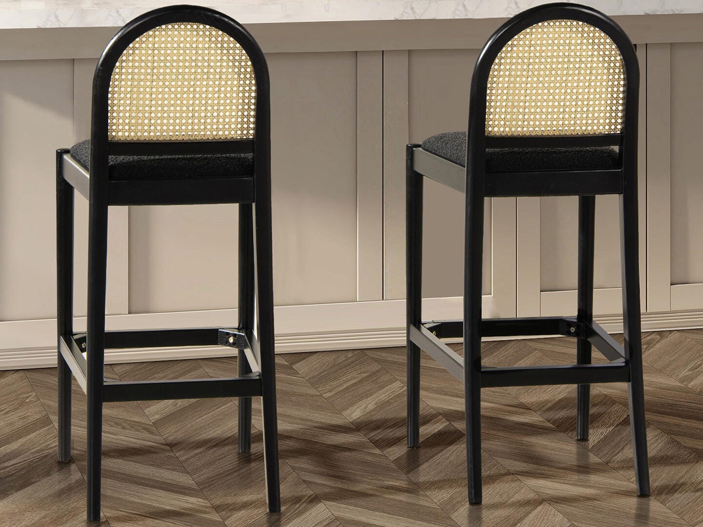 Jennifer Taylor Home Panama Bar Height Bar Stool (Set of 2), , large