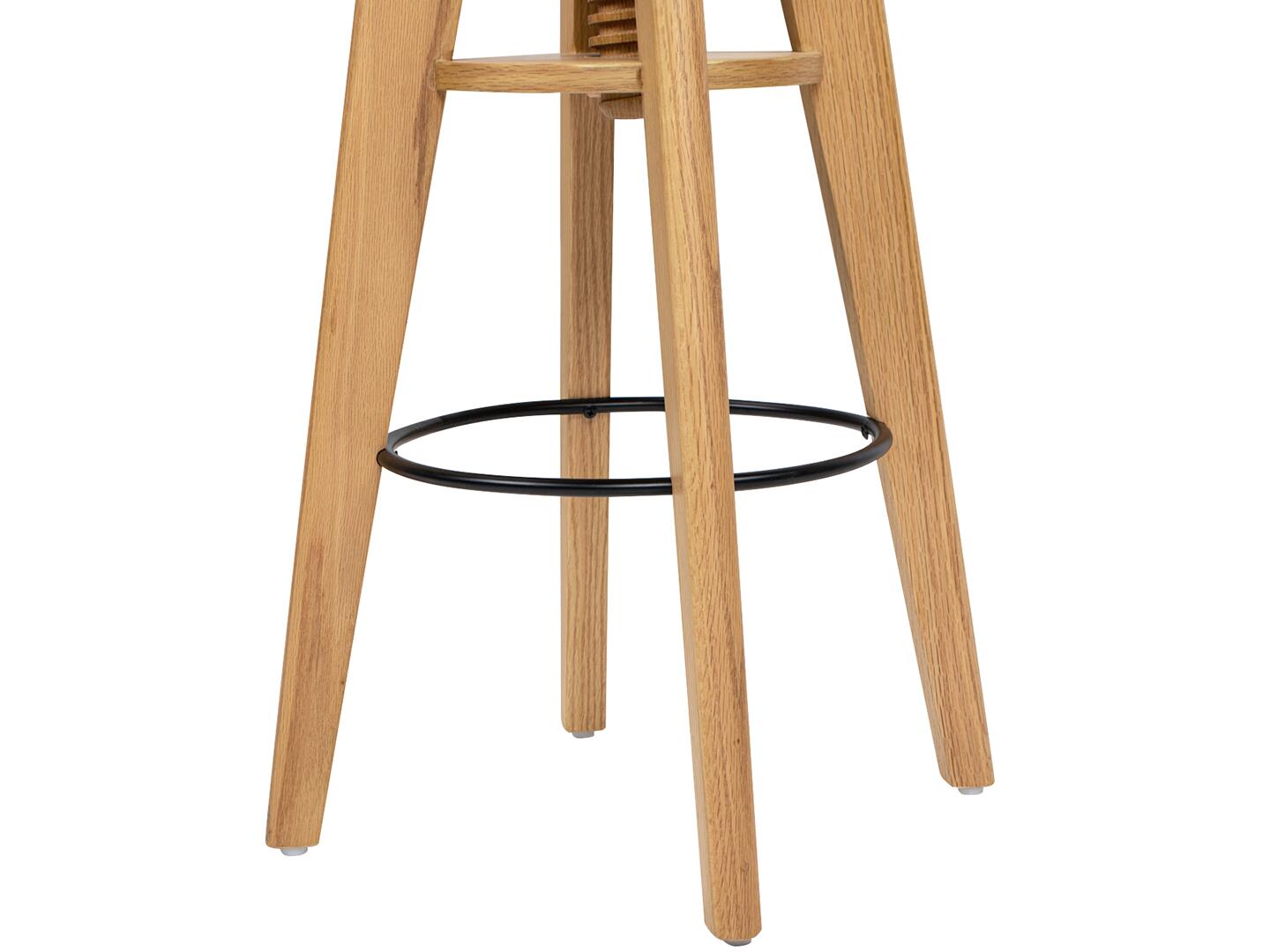 Jennifer Taylor Home Spencer Adjustable Counter Height Bar Stool, Natural Brown, large