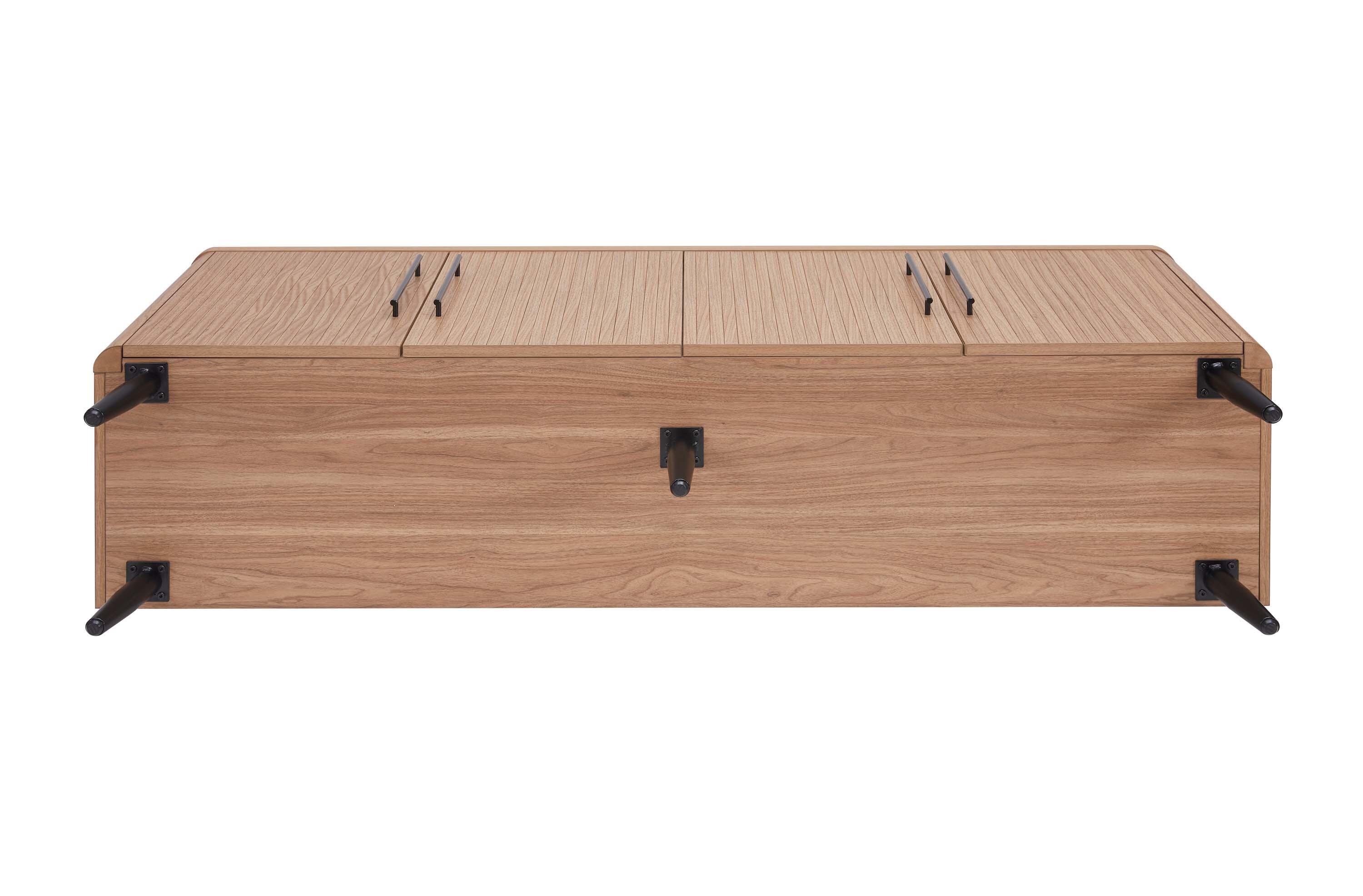 Manhattan Comfort Jodie 8-Shelf Sideboard, Maple, large