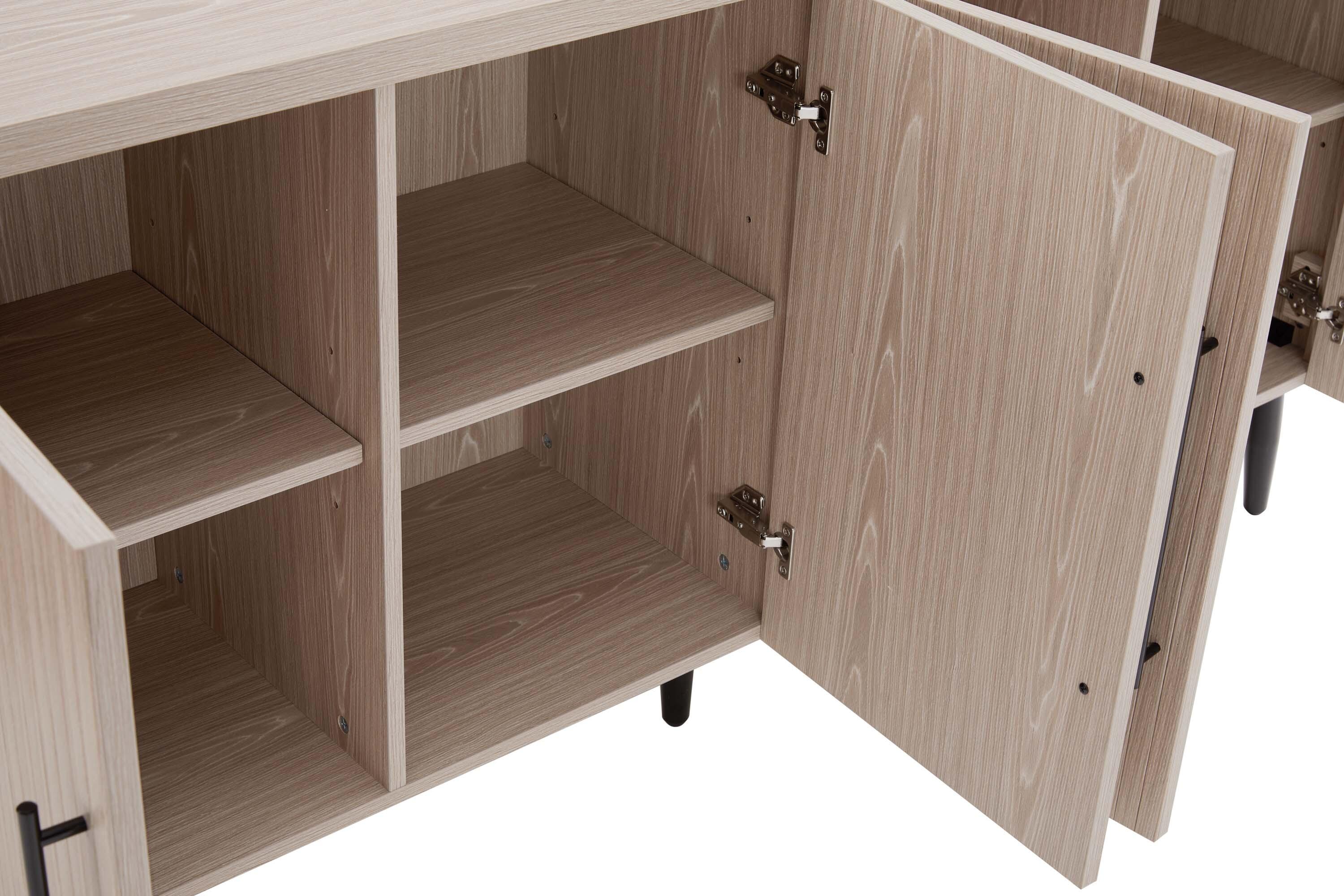 Manhattan Comfort Jodie 8-Shelf Sideboard | Ashley