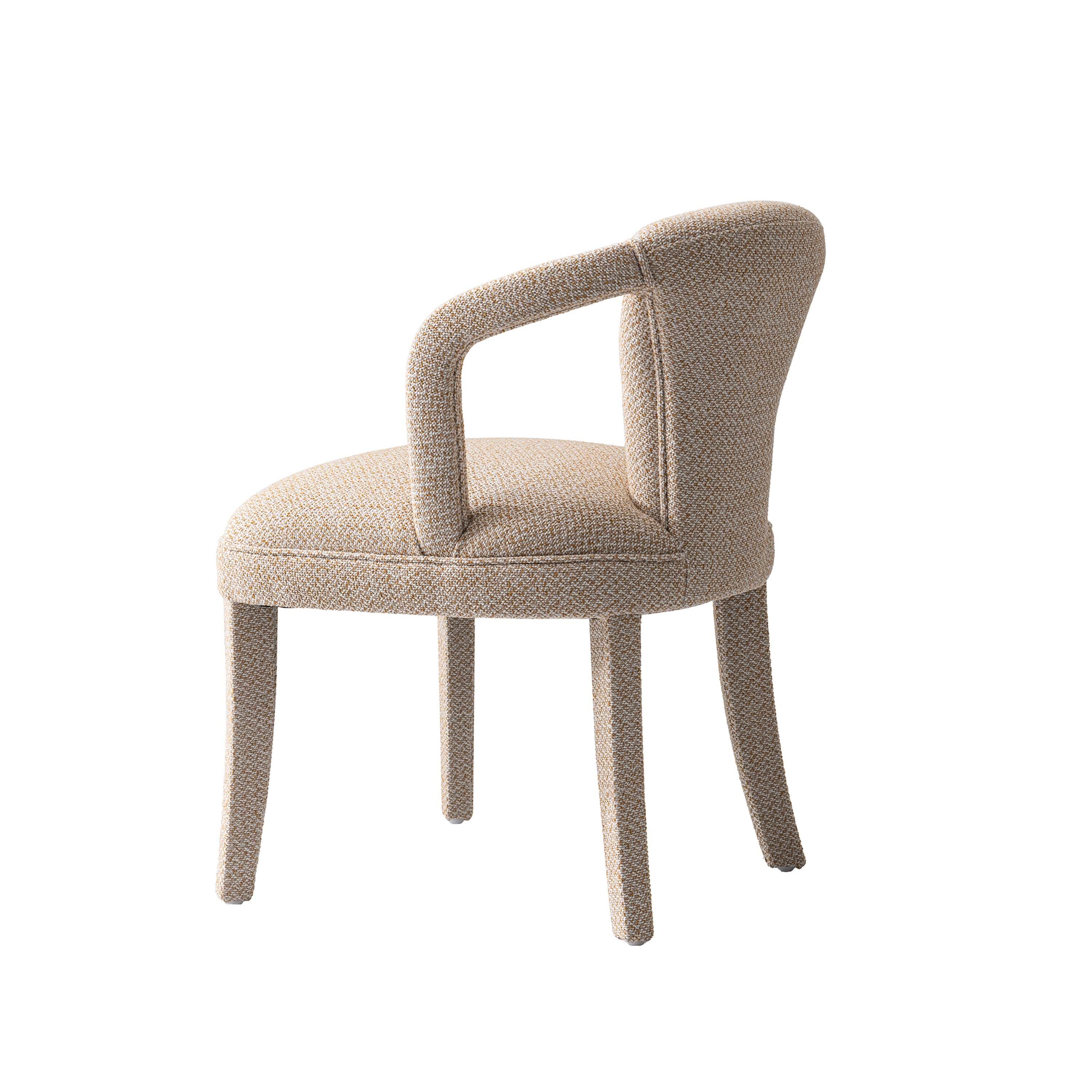 Manhattan Comfort Palmer Dining Armchair, Gold Dust, large