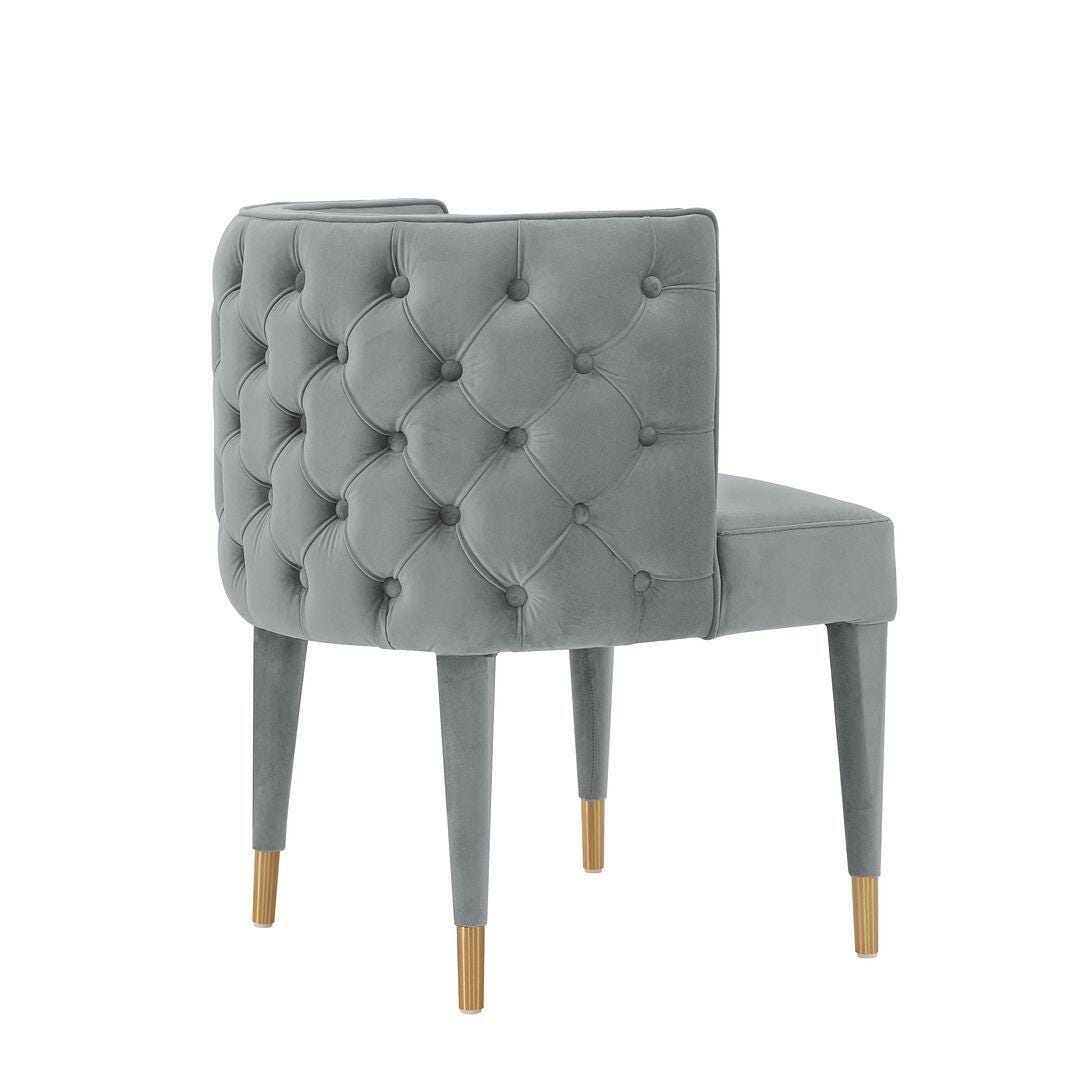 Manhattan Comfort Maya Dining Chair, Gray, large