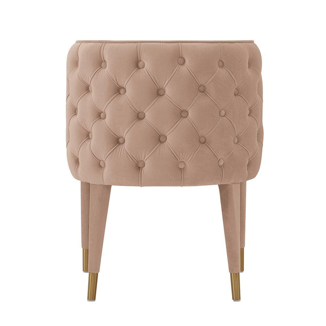 Manhattan Comfort Maya Dining Chair, Nude, large