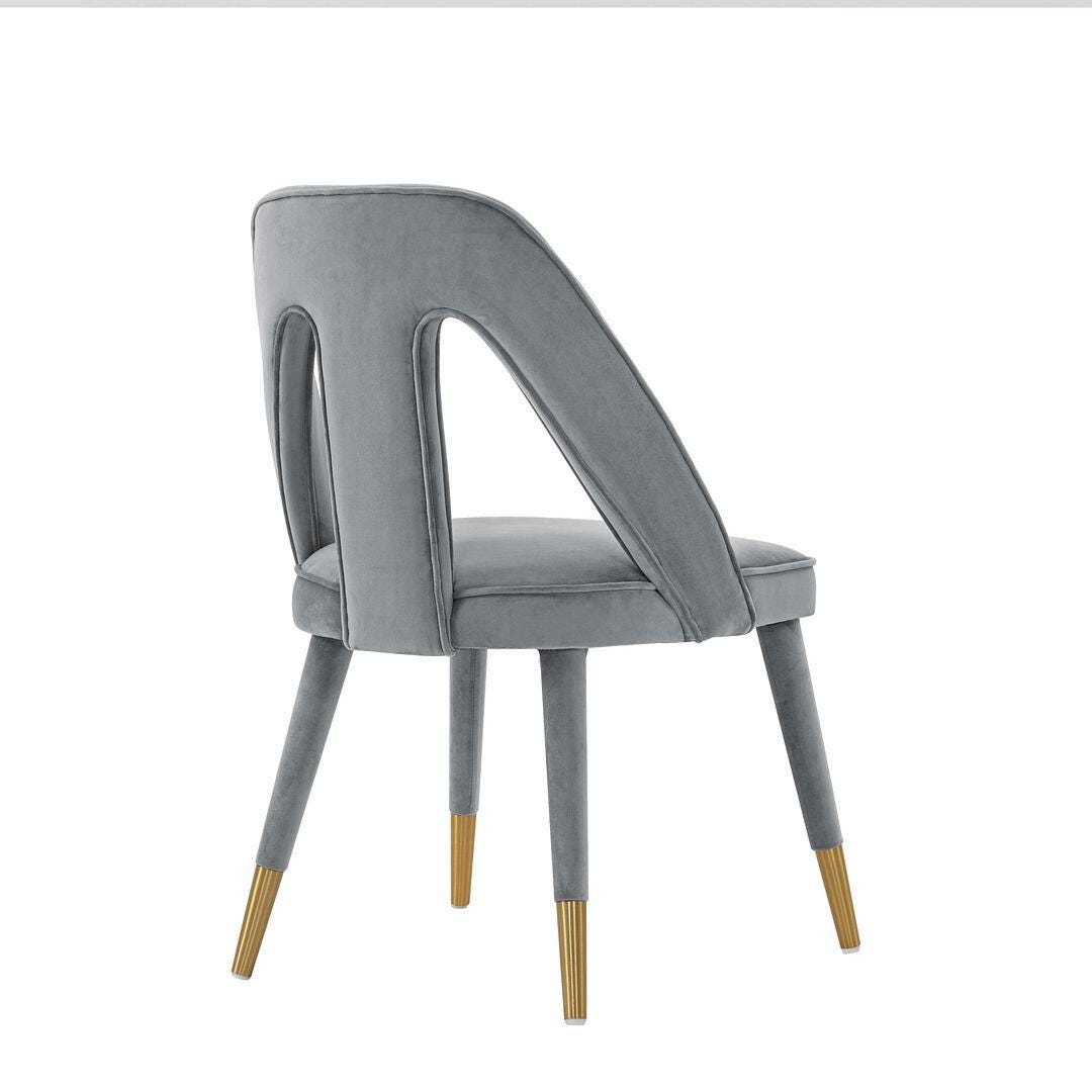 Manhattan Comfort Neda Dining Chair, Gray, large