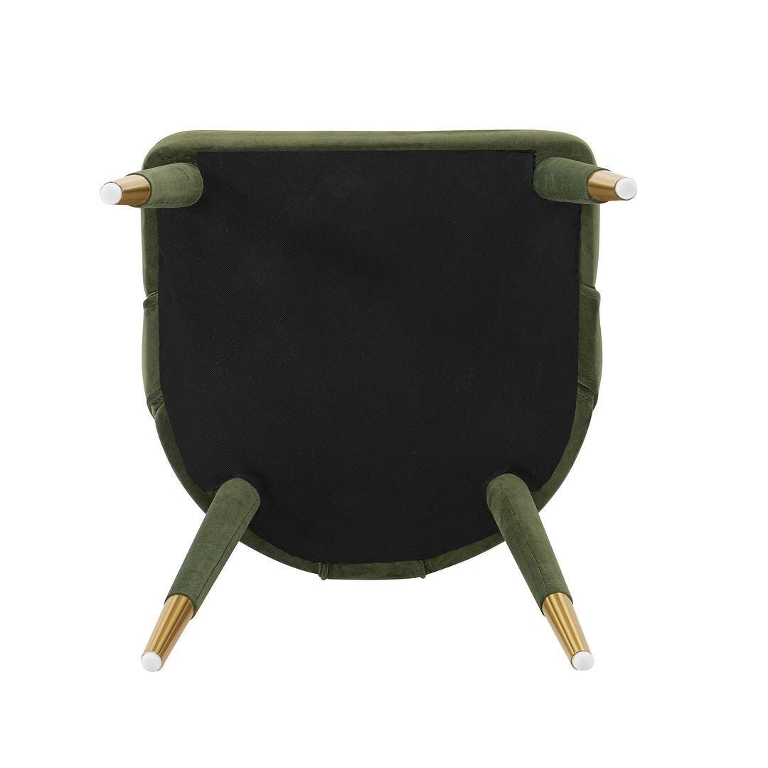 Manhattan Comfort Neda Dining Chair, Olive Green, large