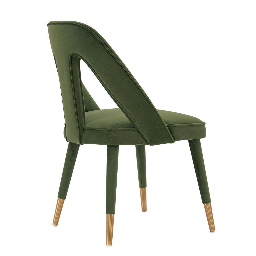 Manhattan Comfort Neda Dining Chair, Olive Green, large