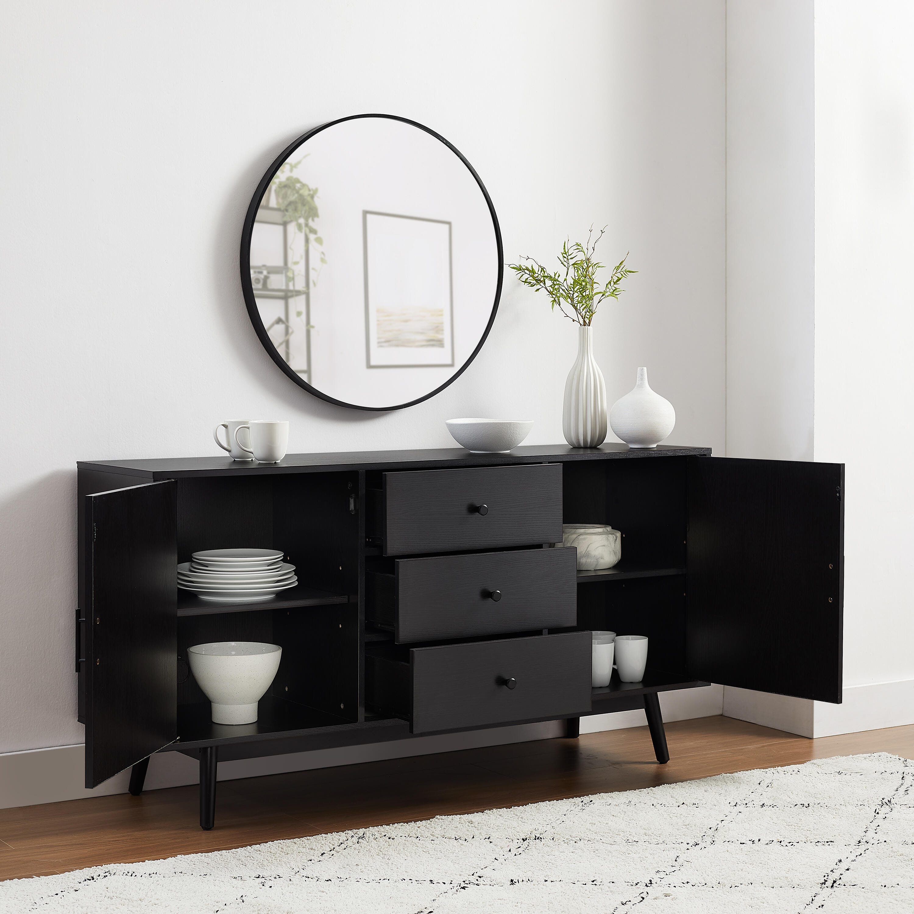 Crosley Furniture Lucas Sideboard, , large
