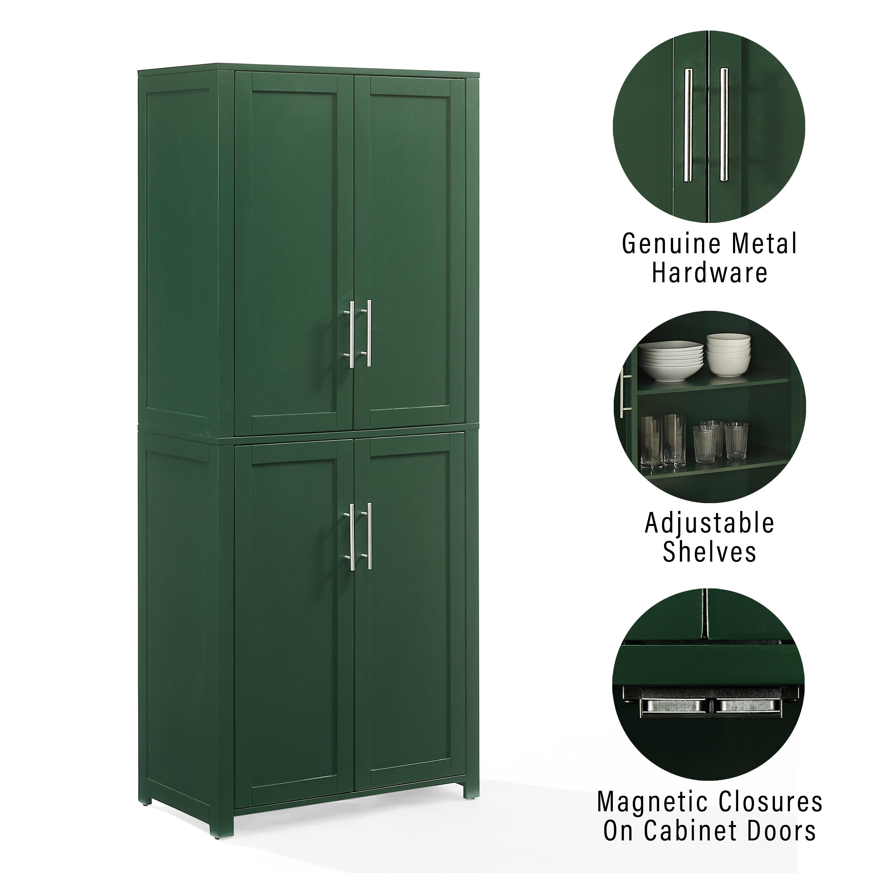 Crosley Furniture Savannah Kitchen Pantry Storage Cabinet, , large