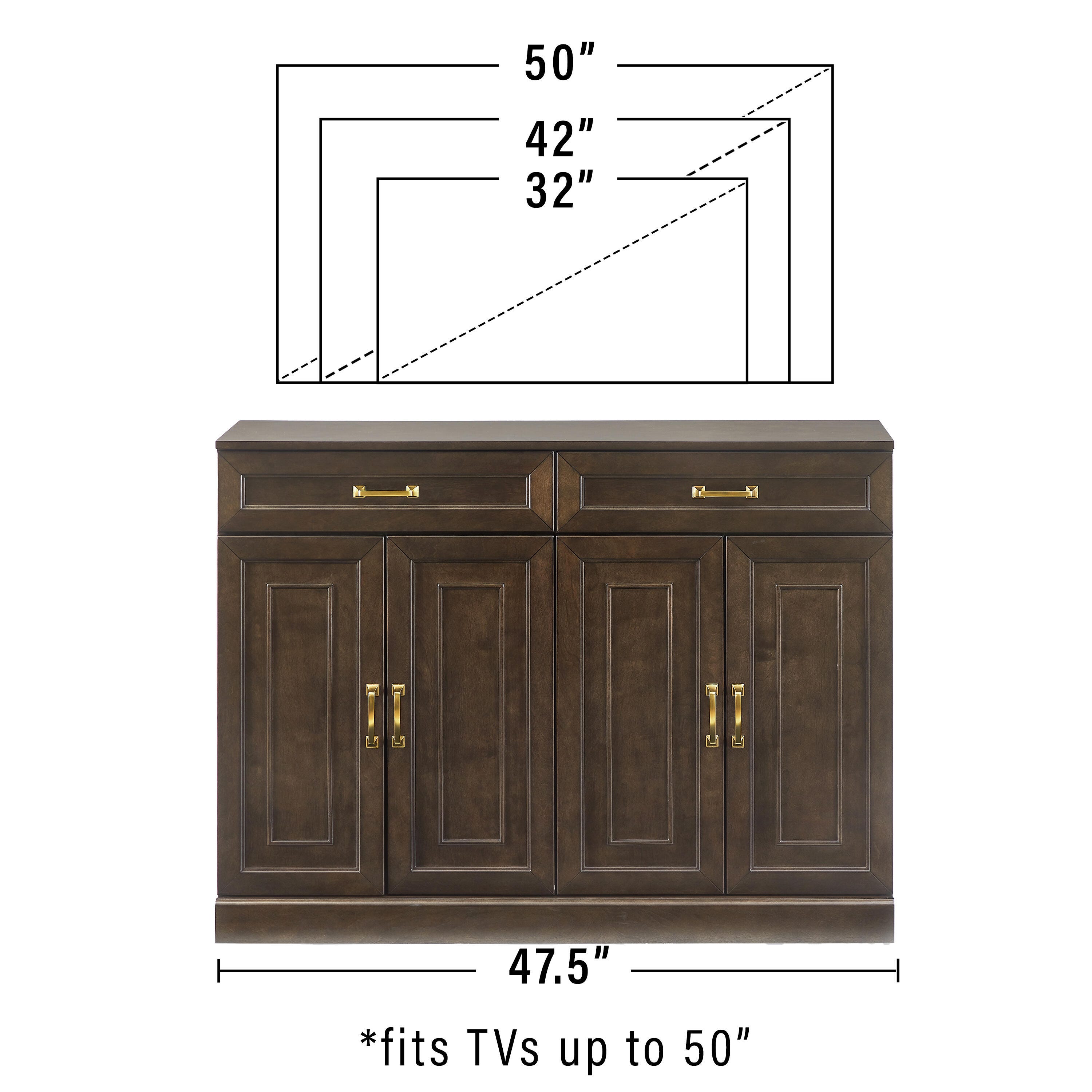 Crosley Furniture Stanton Sideboard, , large