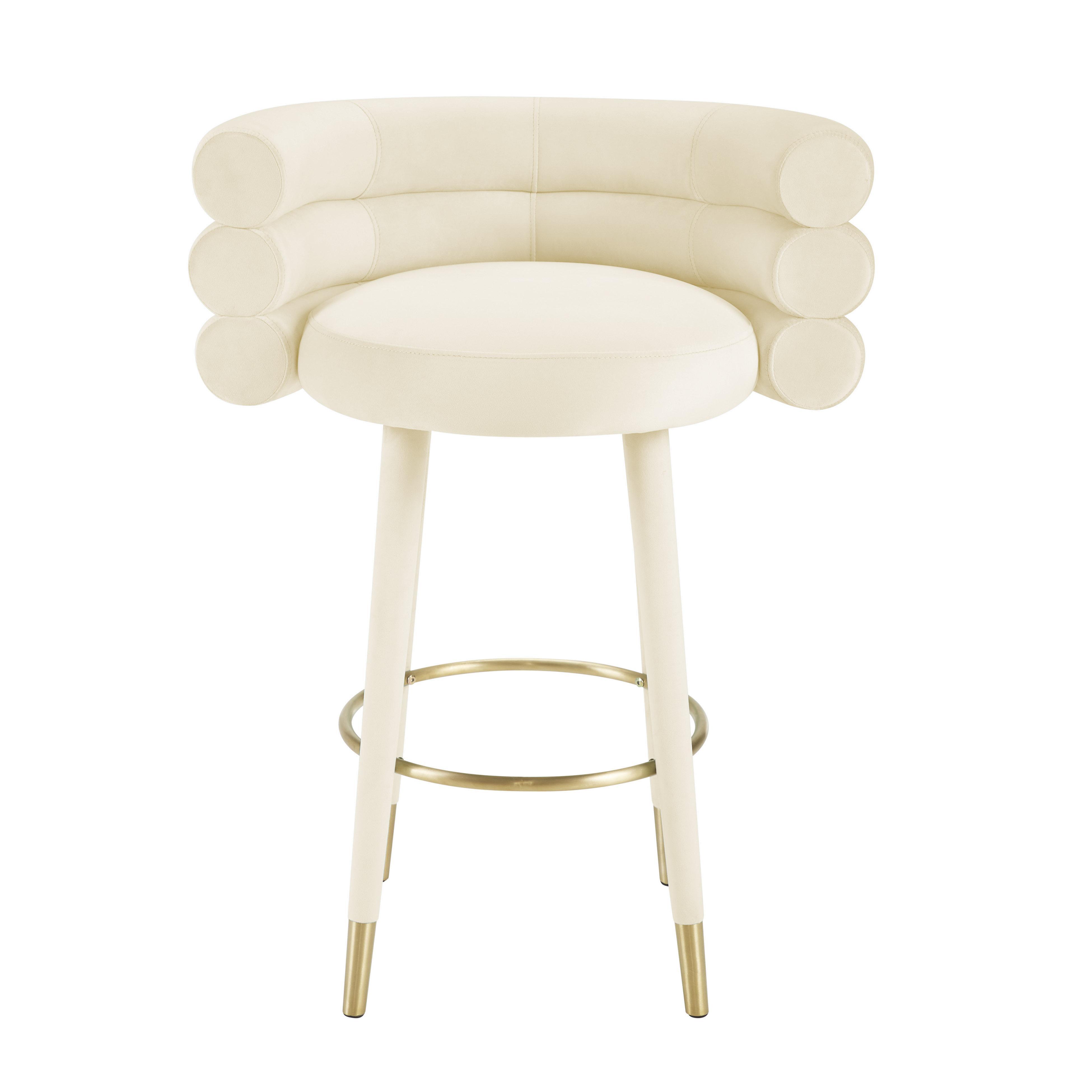 TOV Furniture Betty Bar Height Bar Stool, , large