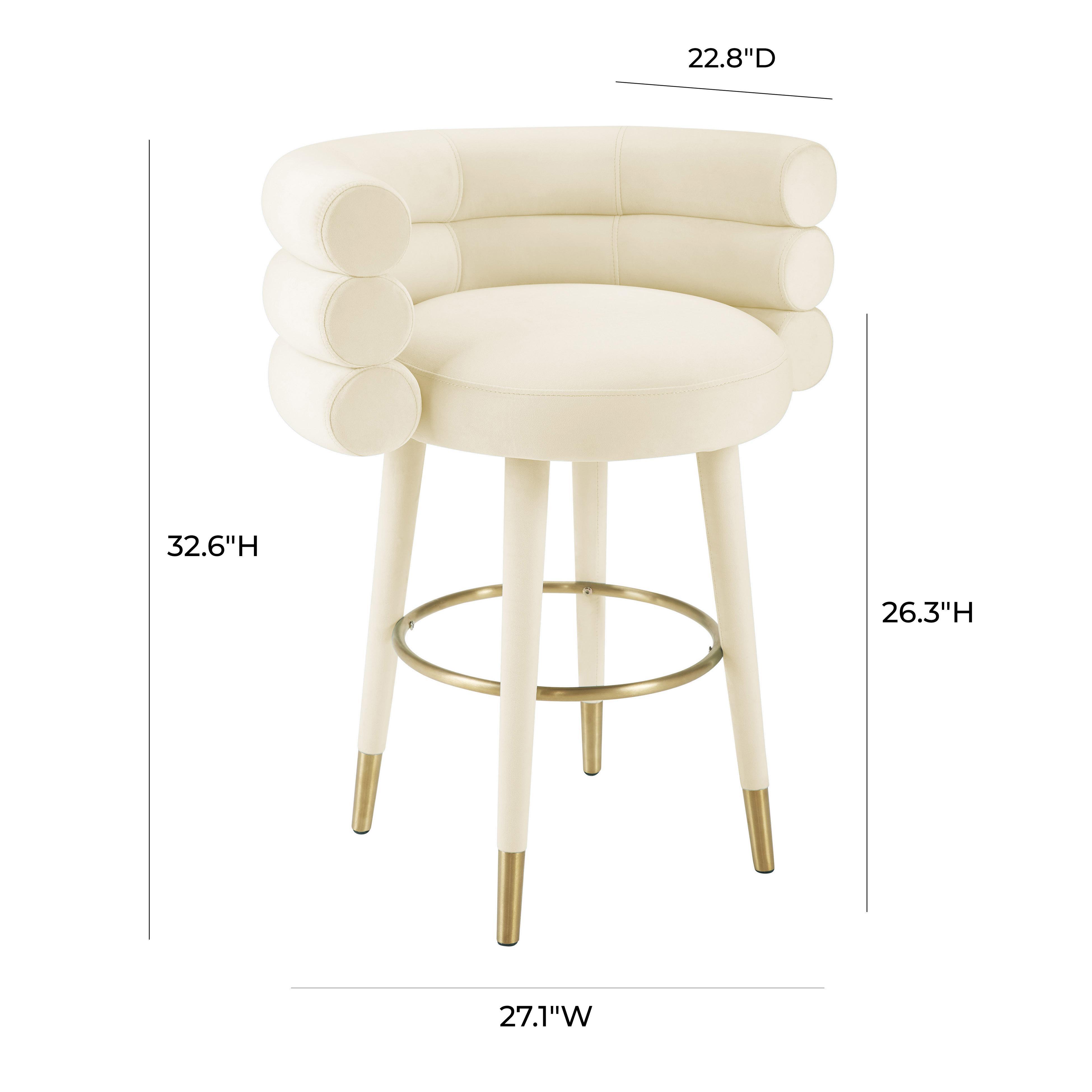 TOV Furniture Betty Counter Height Bar Stool, , large