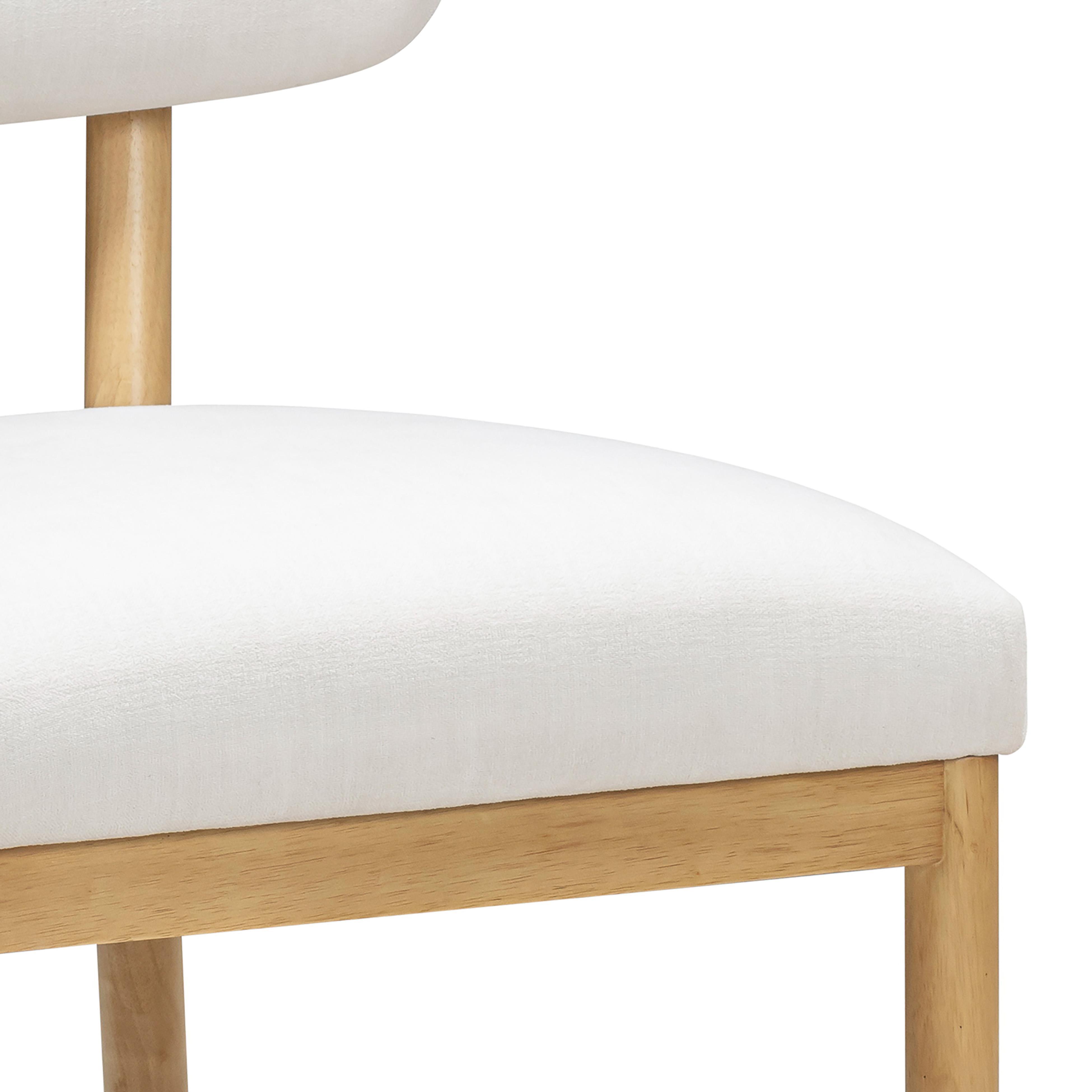 TOV Furniture Bobbie Dining Chair, Cream, large