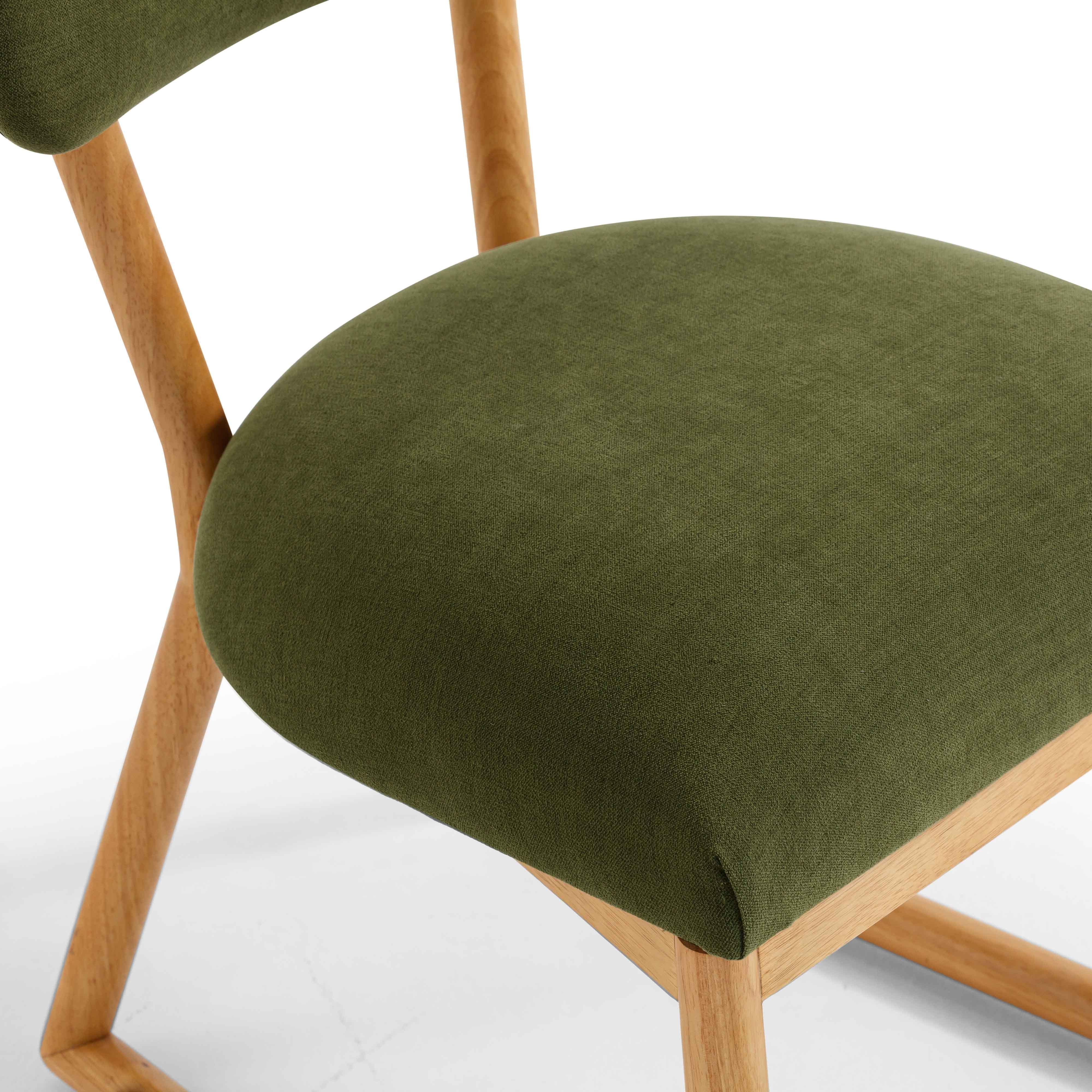 TOV Furniture Bobbie Dining Chair, Green, large