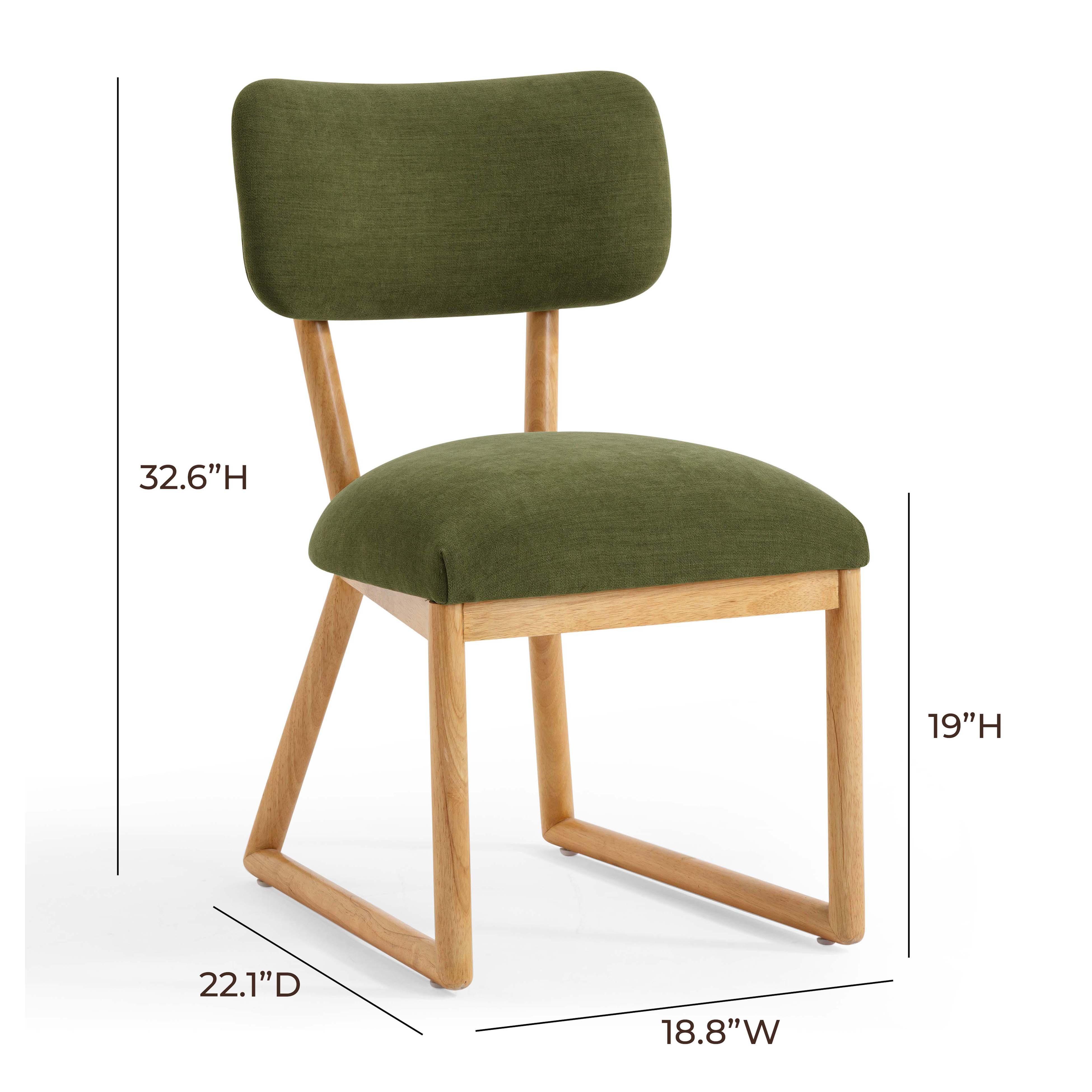 TOV Furniture Bobbie Dining Chair, Green, large
