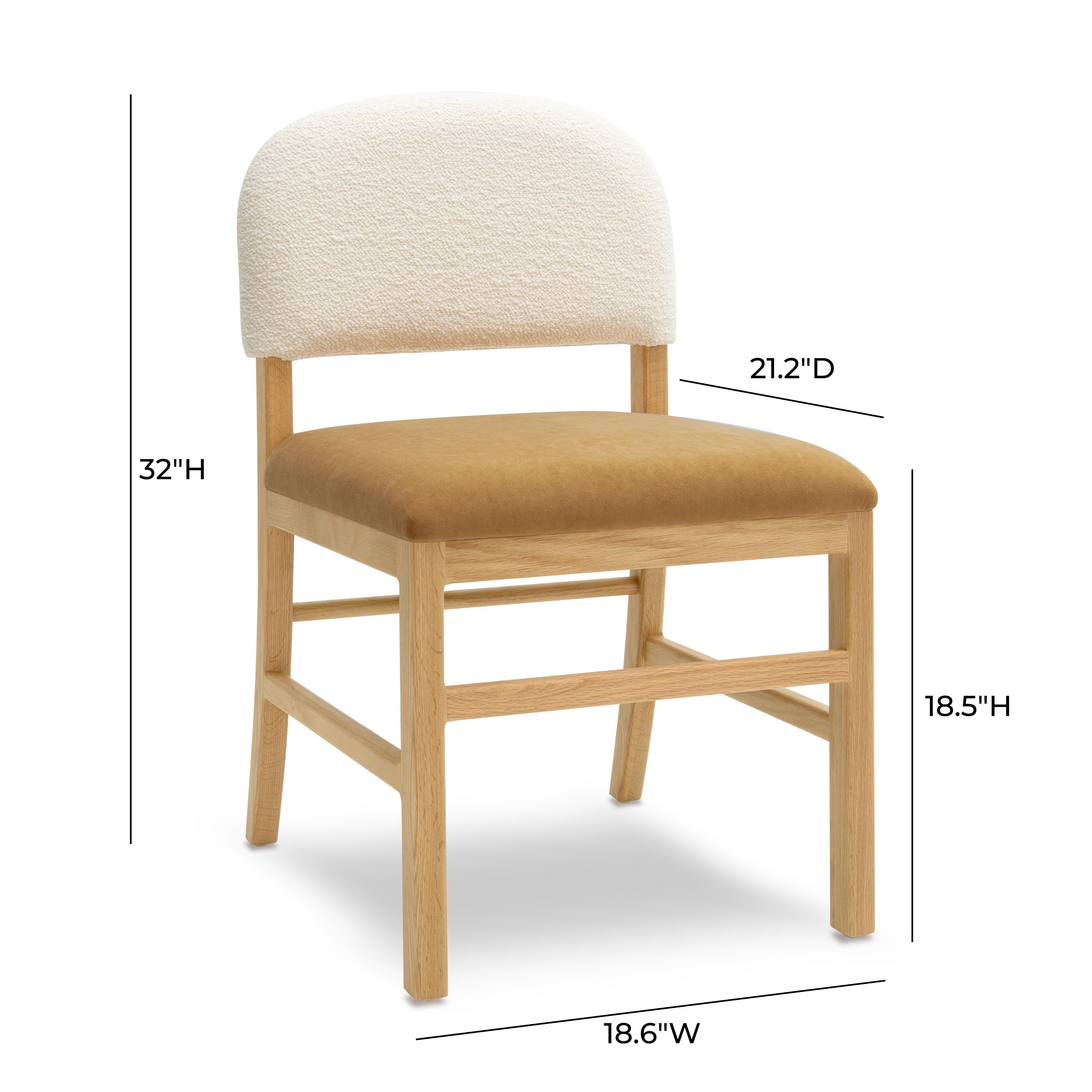 TOV Furniture Calla Dining Chair, Cognac, large