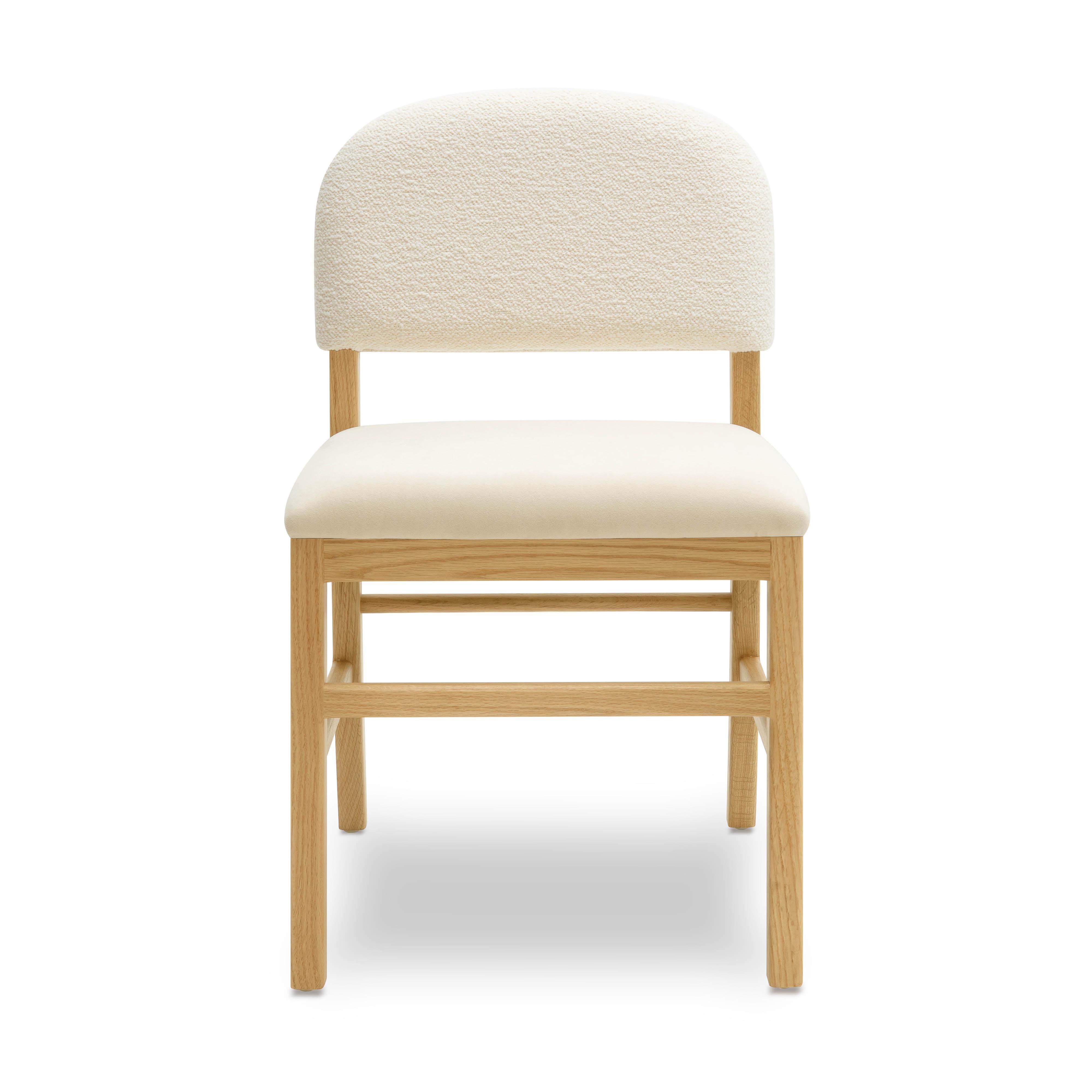 TOV Furniture Calla Dining Chair, Cream, large