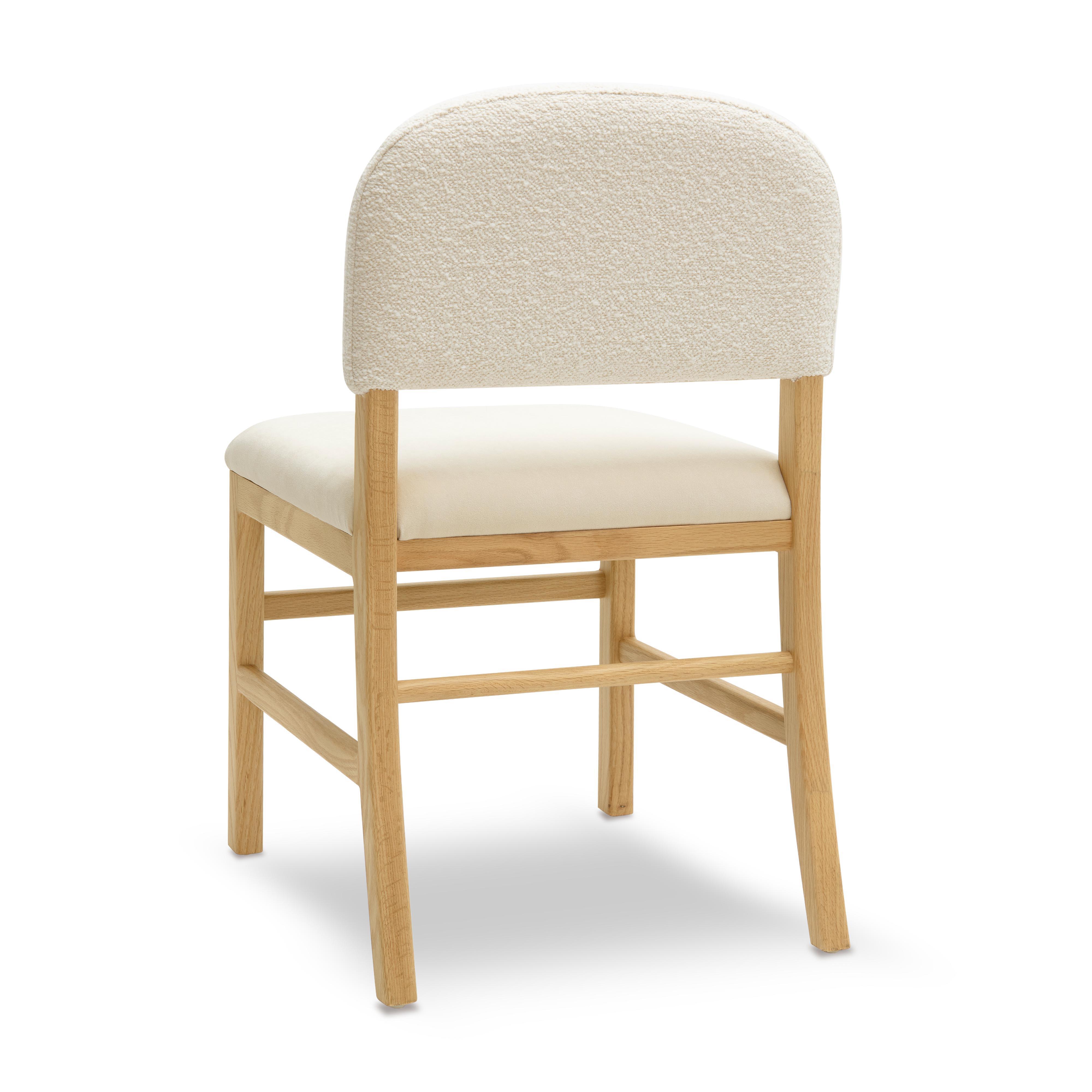 TOV Furniture Calla Dining Chair, Cream, large